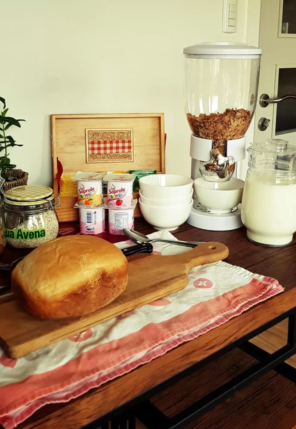 Breakfast in Hostal Buenavista Patagonia