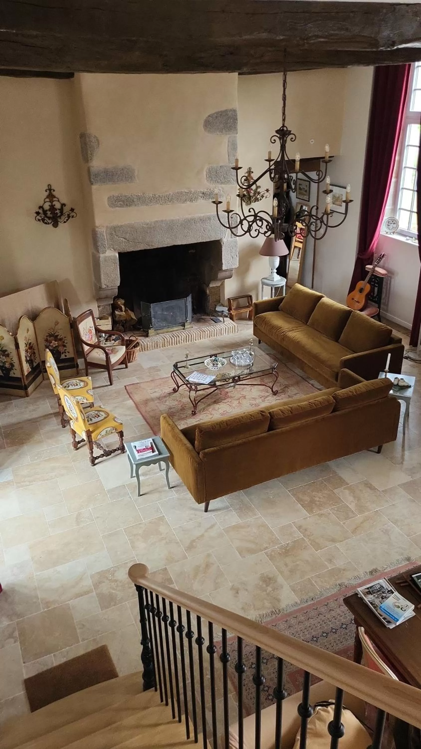 Seating Area in Manoir de la Garaye - suite parentale