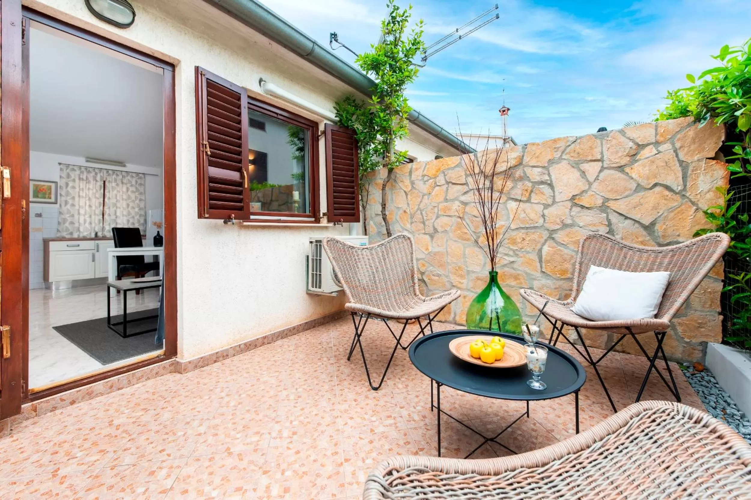 Balcony/Terrace in Villa B&B Marina & Parking Free