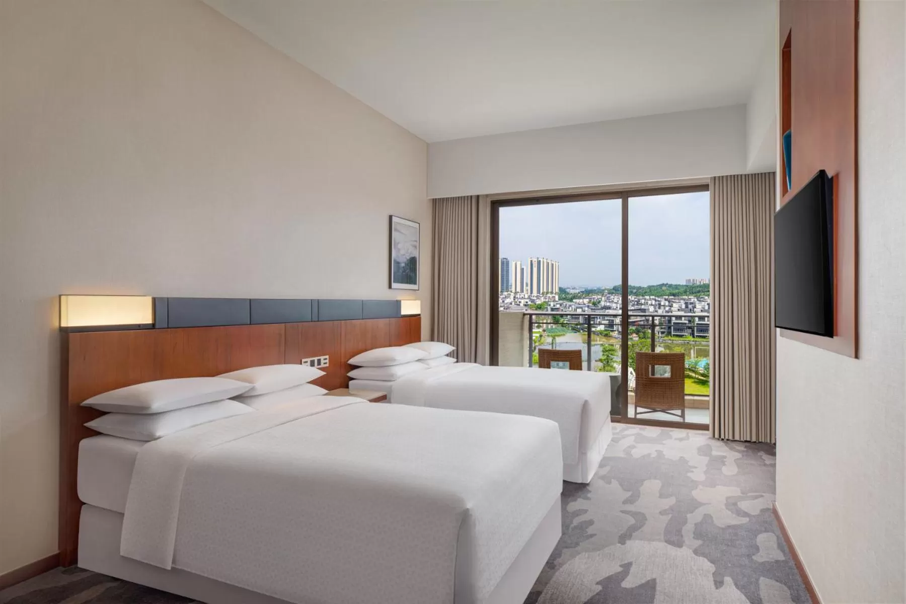 Balcony/Terrace, Bed in Four Points by Sheraton Guangdong, Heshan