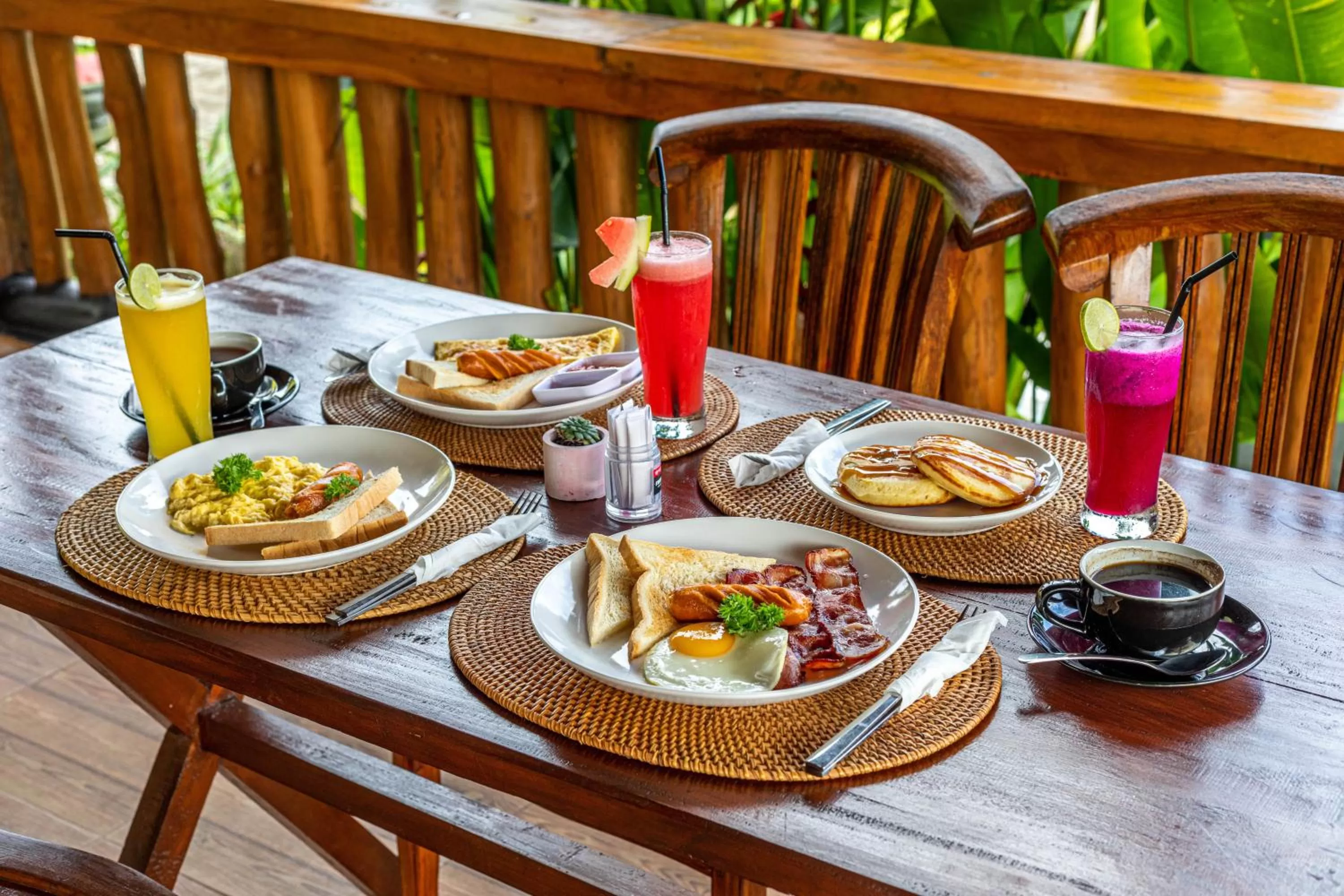 Breakfast in The Kleep Jungle Resort