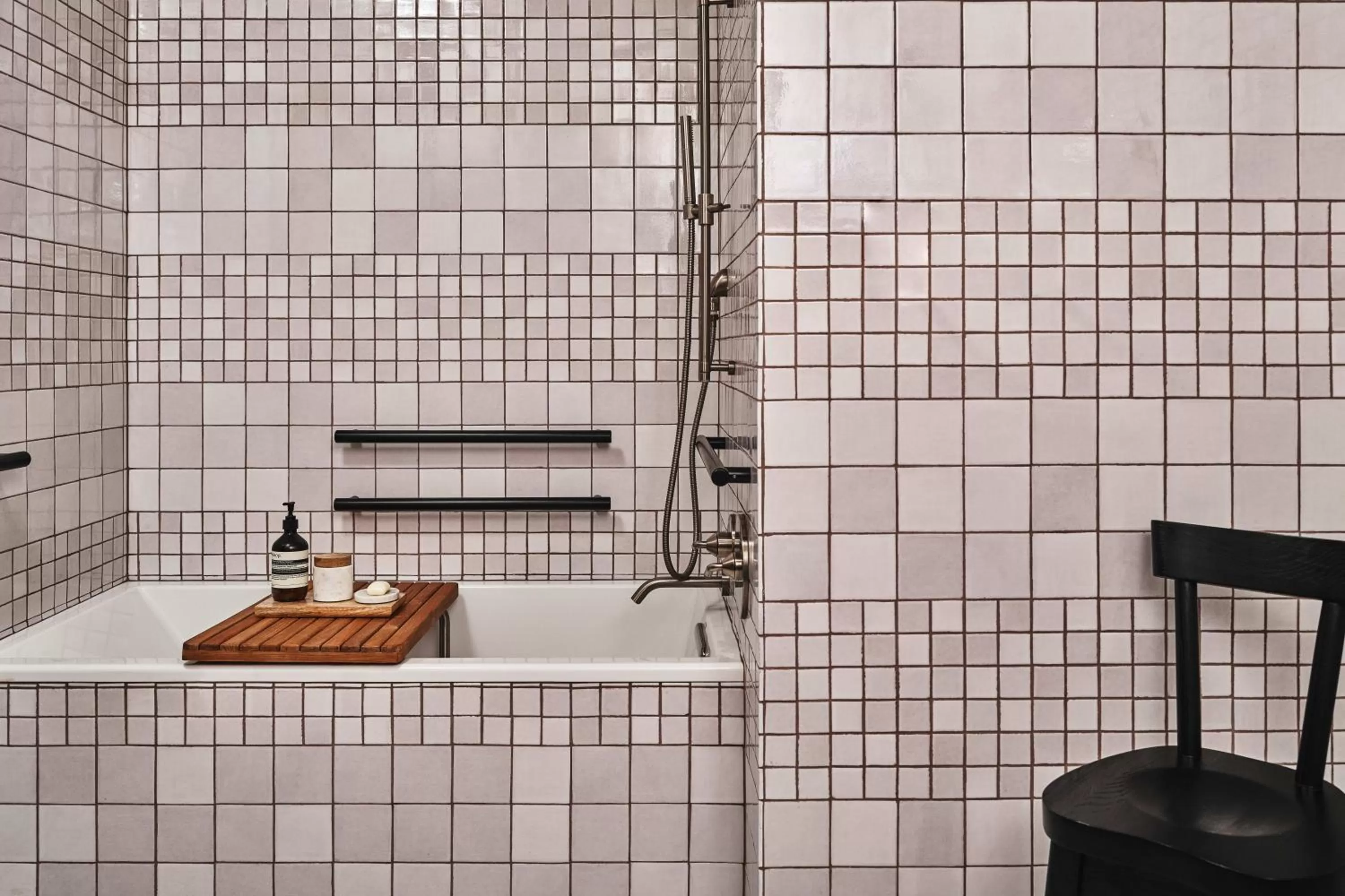 Bathroom in Downtown Los Angeles Proper Hotel, a Member of Design Hotels