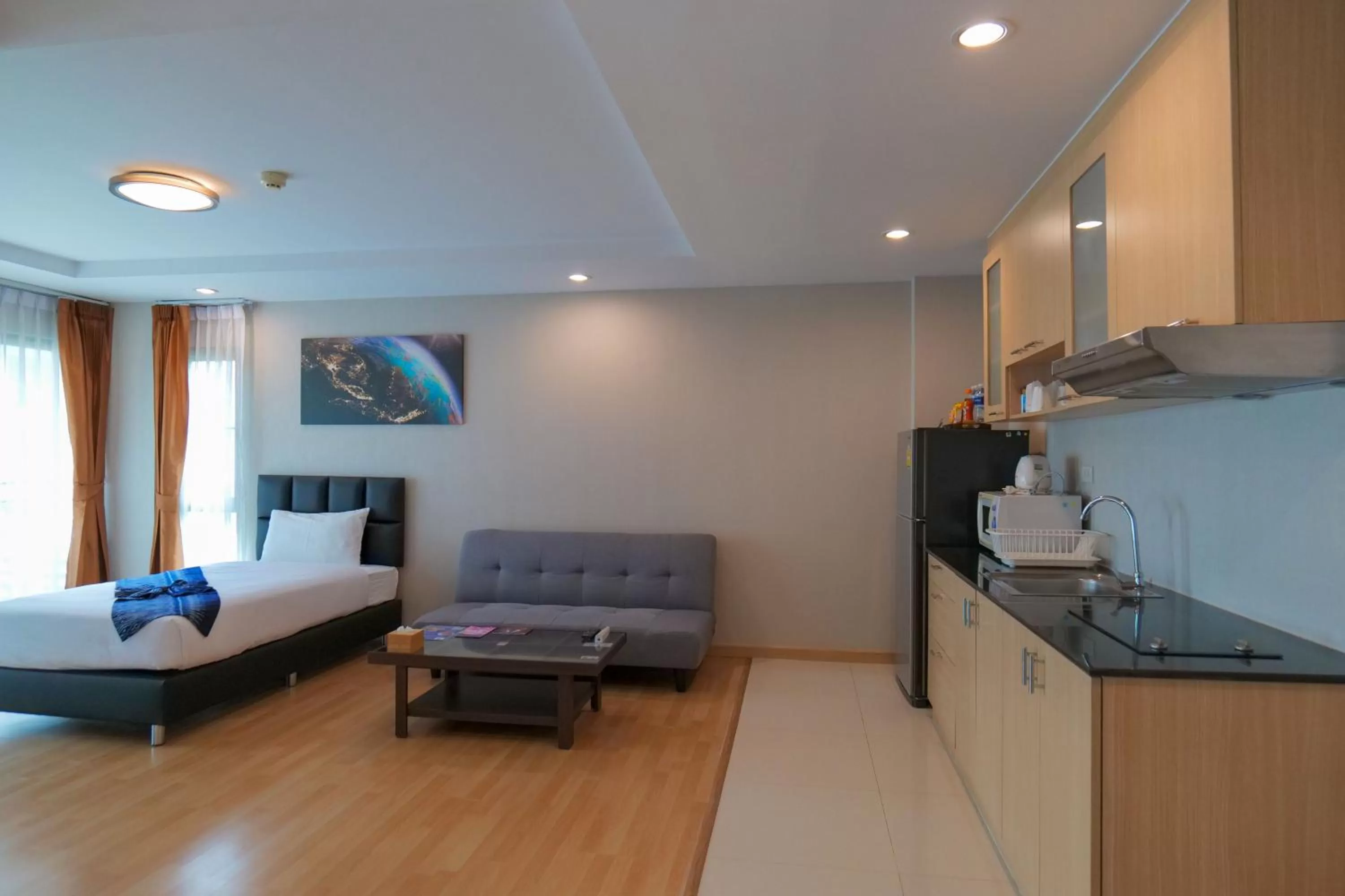 Dining area, Bed in ไอยรา อยุธยา The Aiyara Ayutthaya