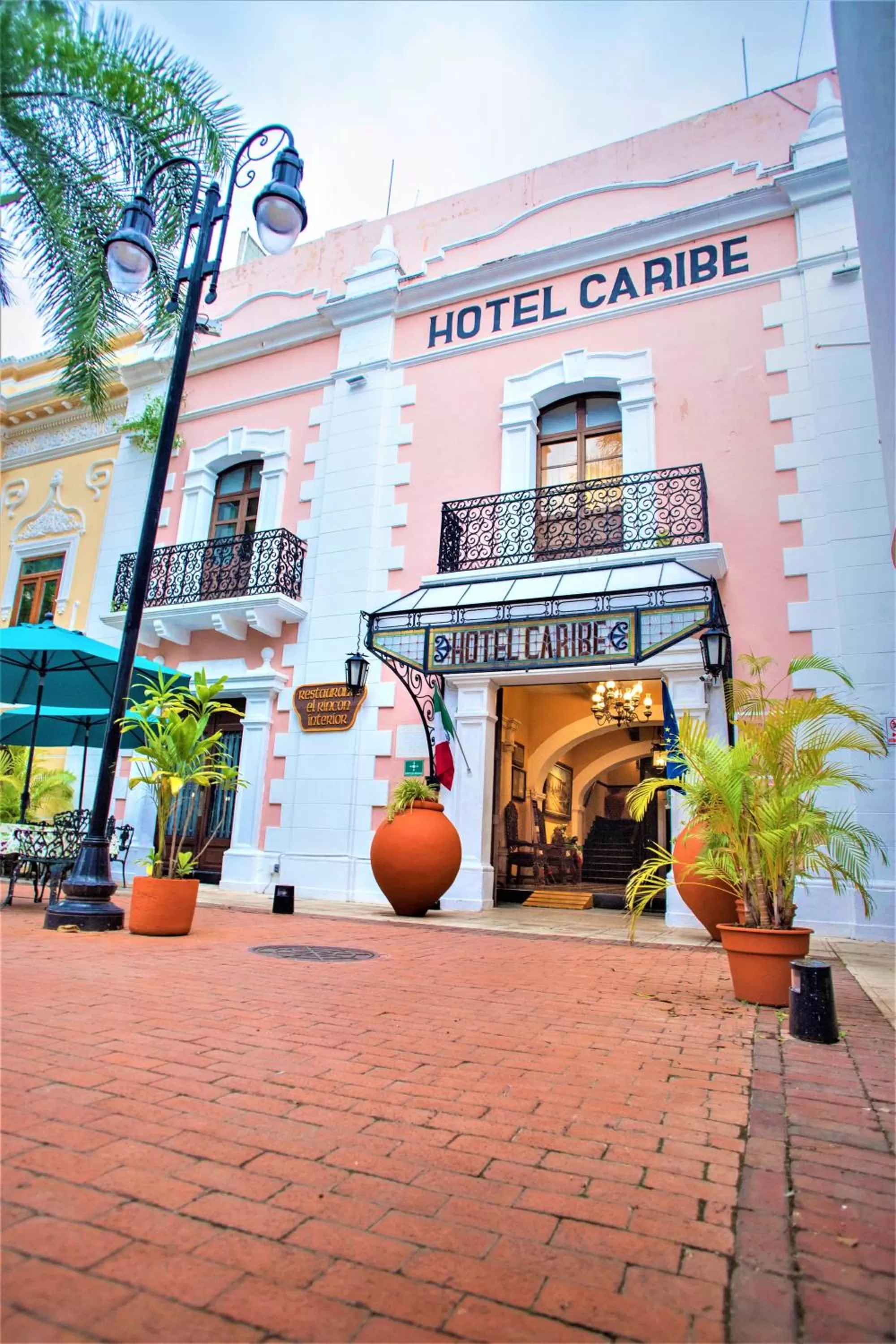 Property building in Hotel Caribe Merida Yucatan