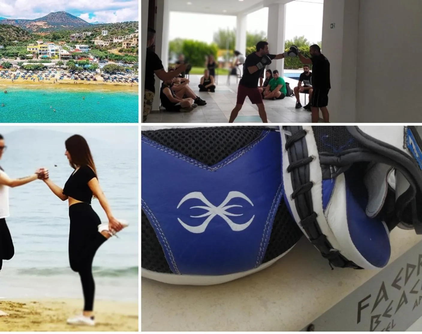 People in Faedra Beach