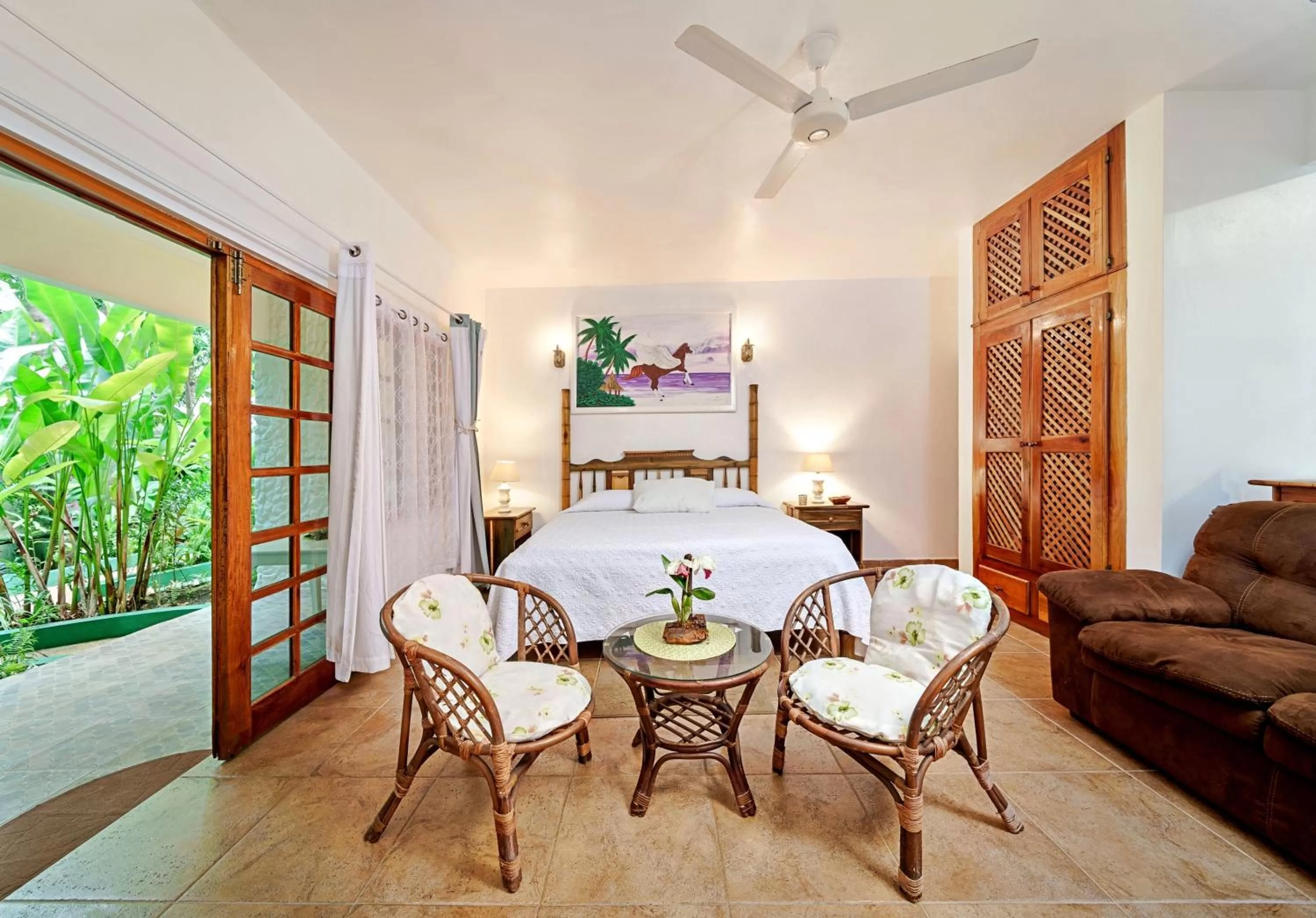 Bedroom, Dining Area in Beach House Condos, Negril