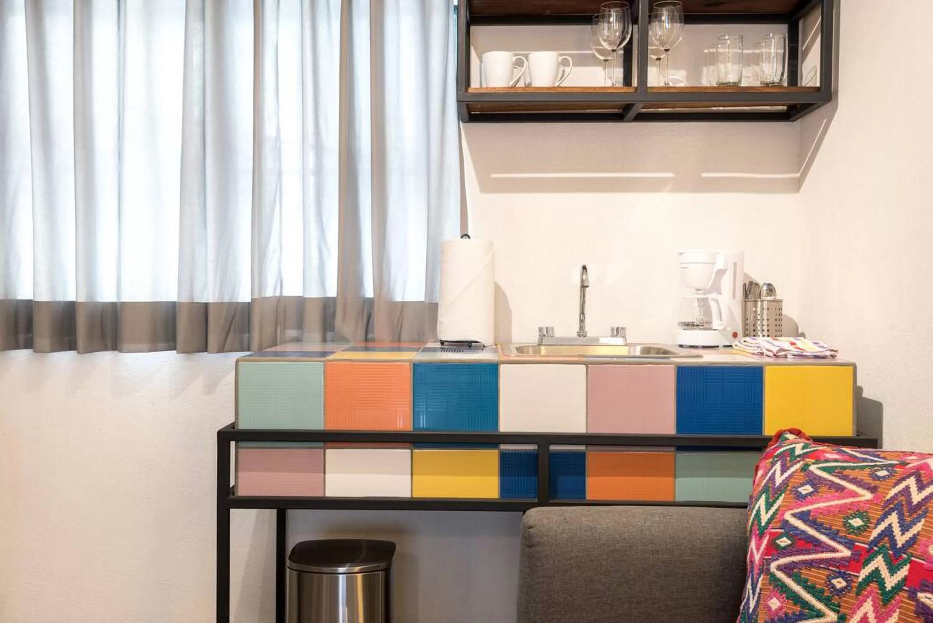 Kitchen or kitchenette in ZonaZ Boutique Hotel