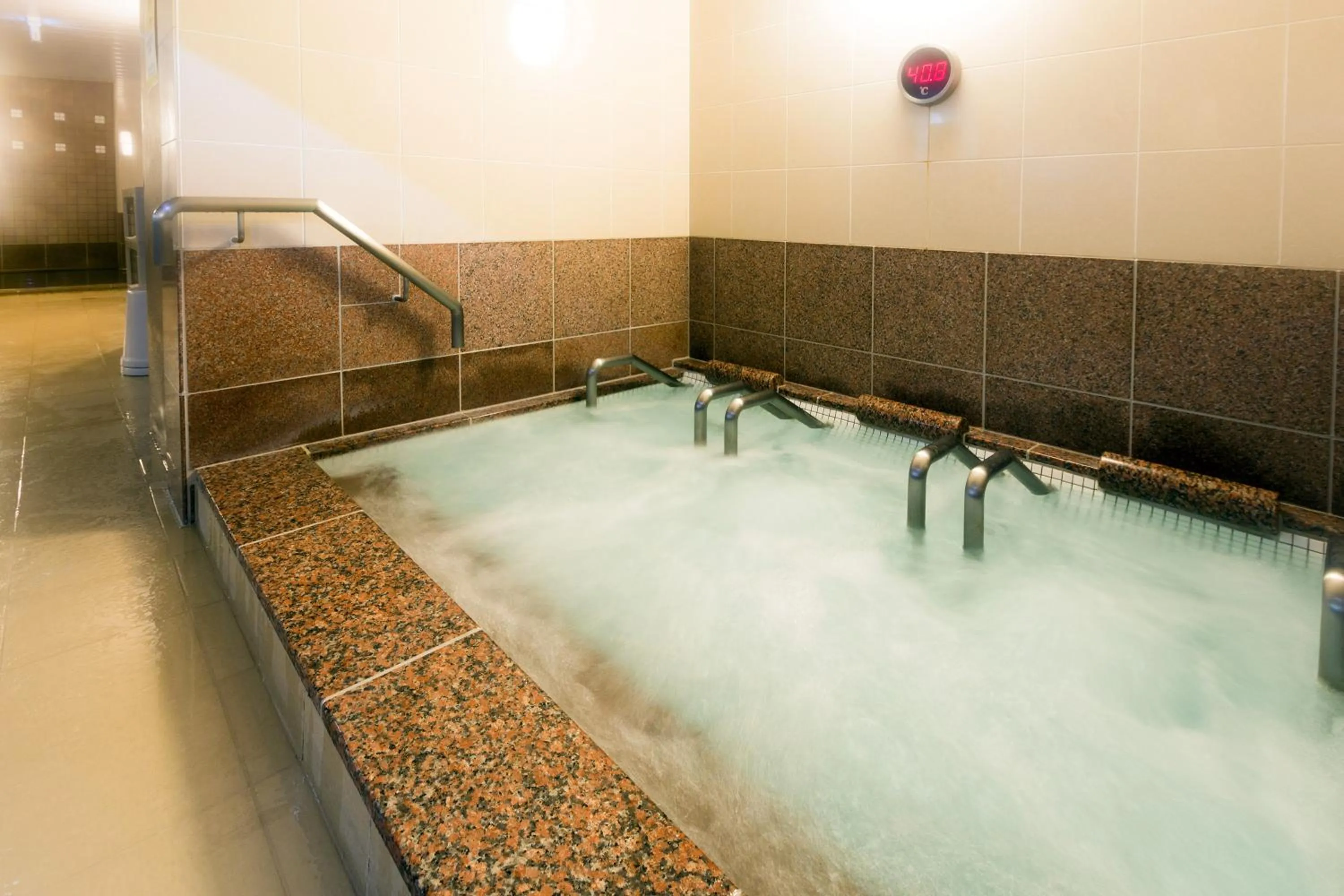 Hot Spring Bath, Swimming Pool in Hotel Paco Hakodate
