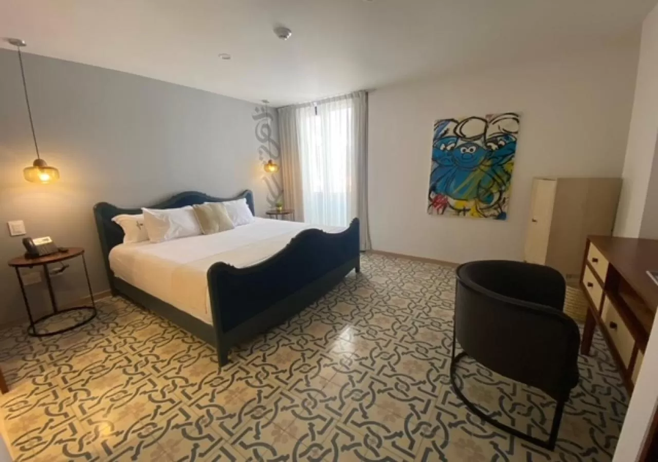 Bed in Auténtico Vertical Playa del Carmen