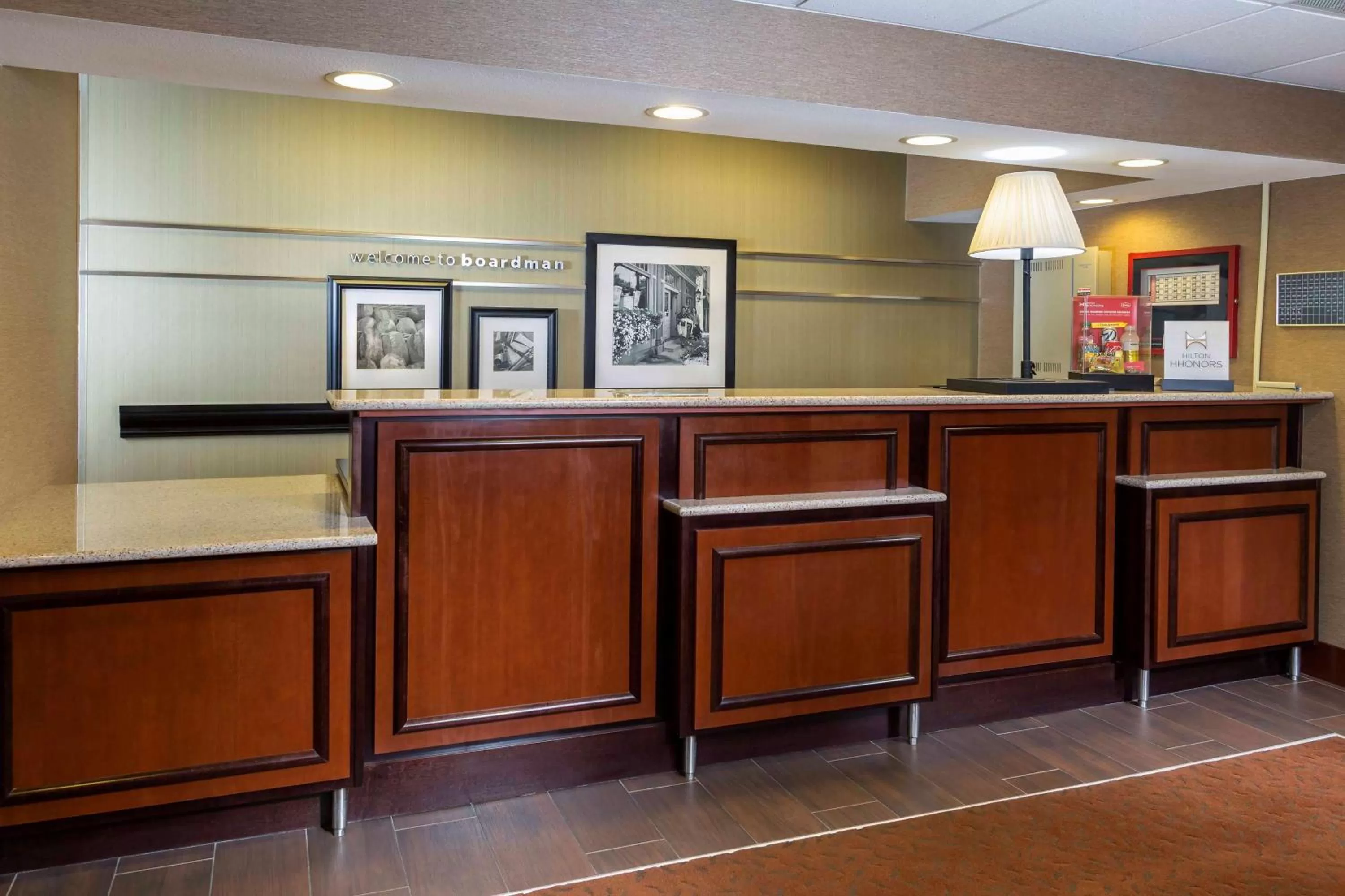 Lobby or reception in Hampton Inn Youngstown/Boardman