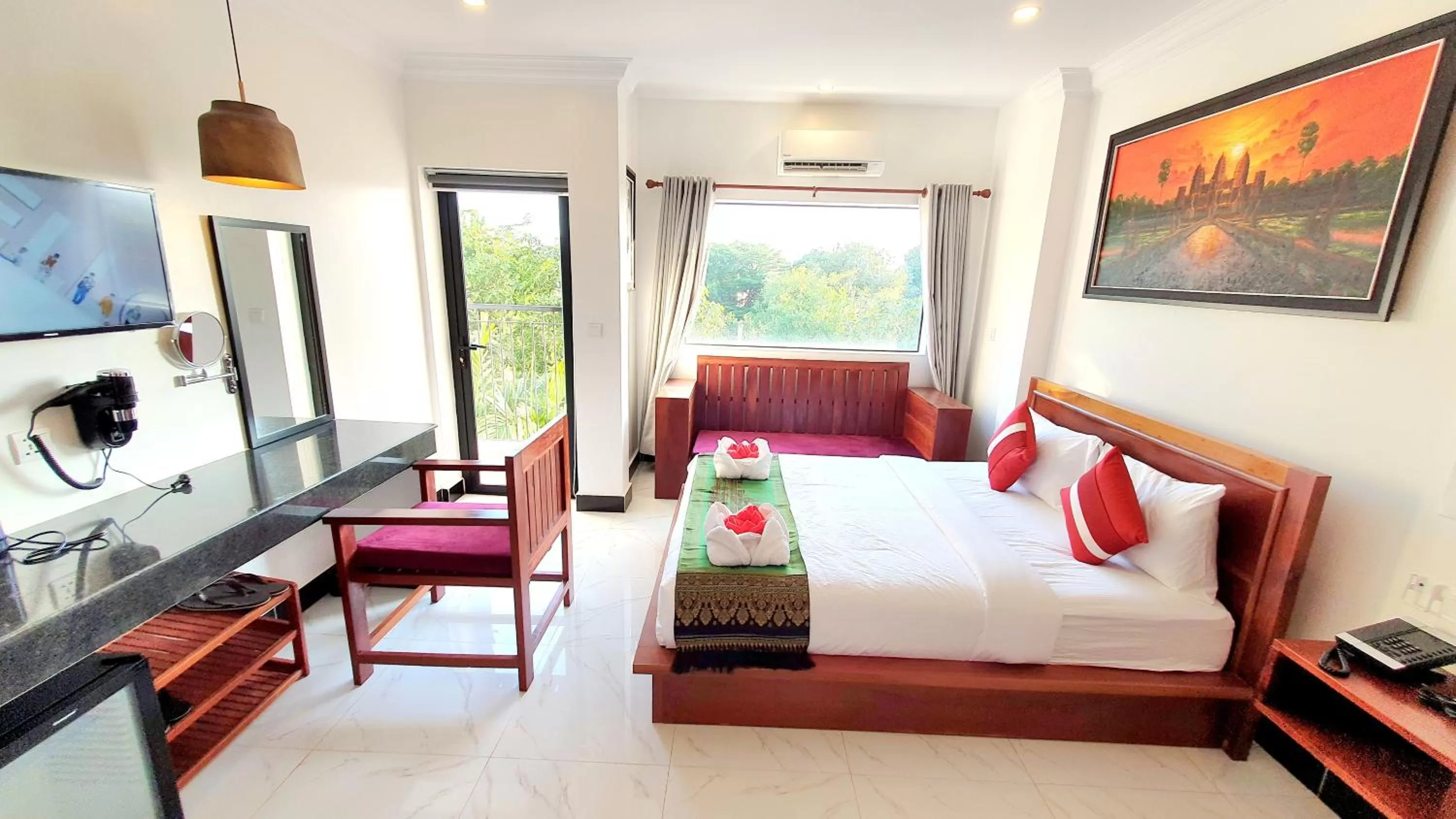 Photo of the whole room in Long Night Siem Reap Hotel