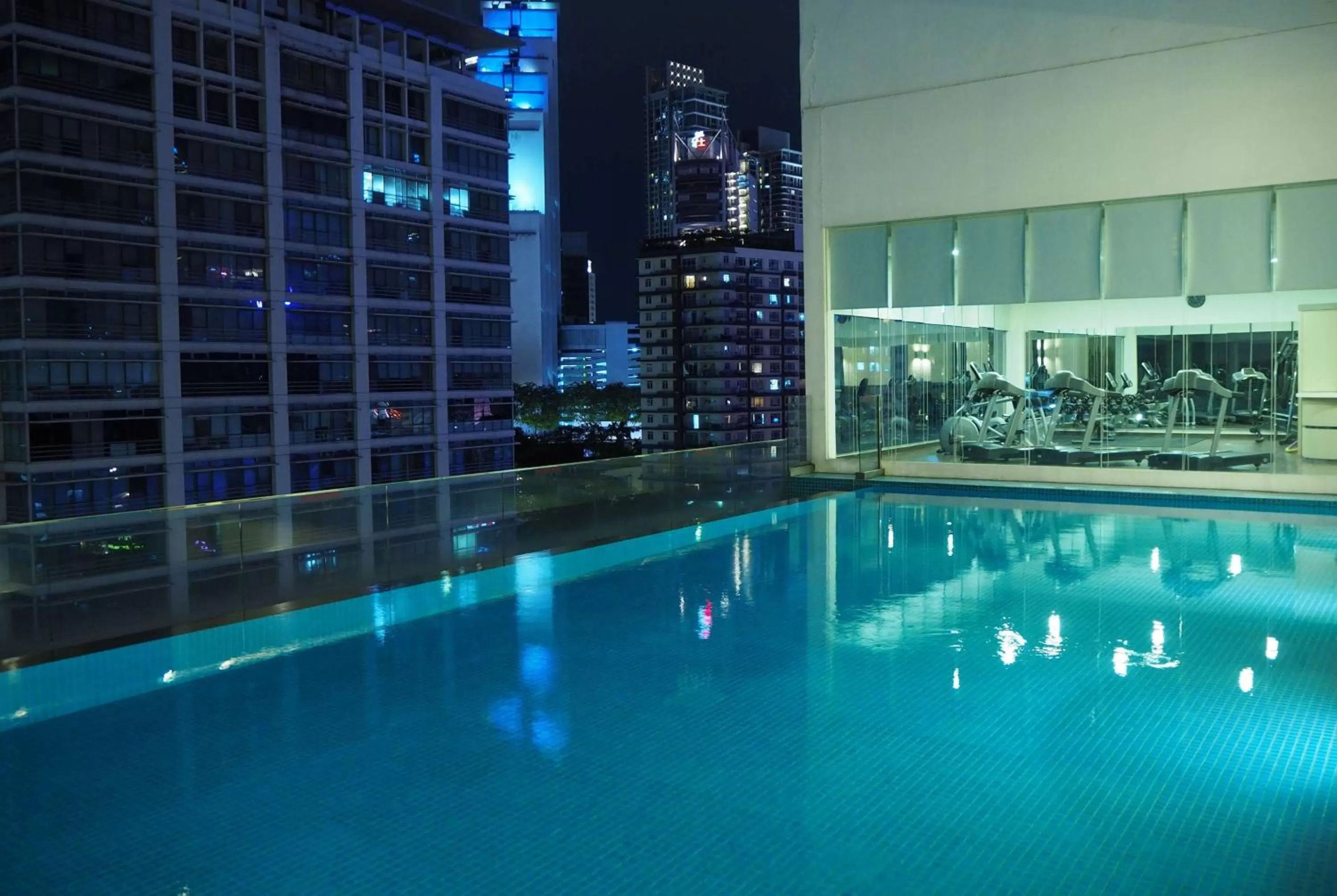 Pool view in Ramada Suites by Wyndham Kuala Lumpur City Centre