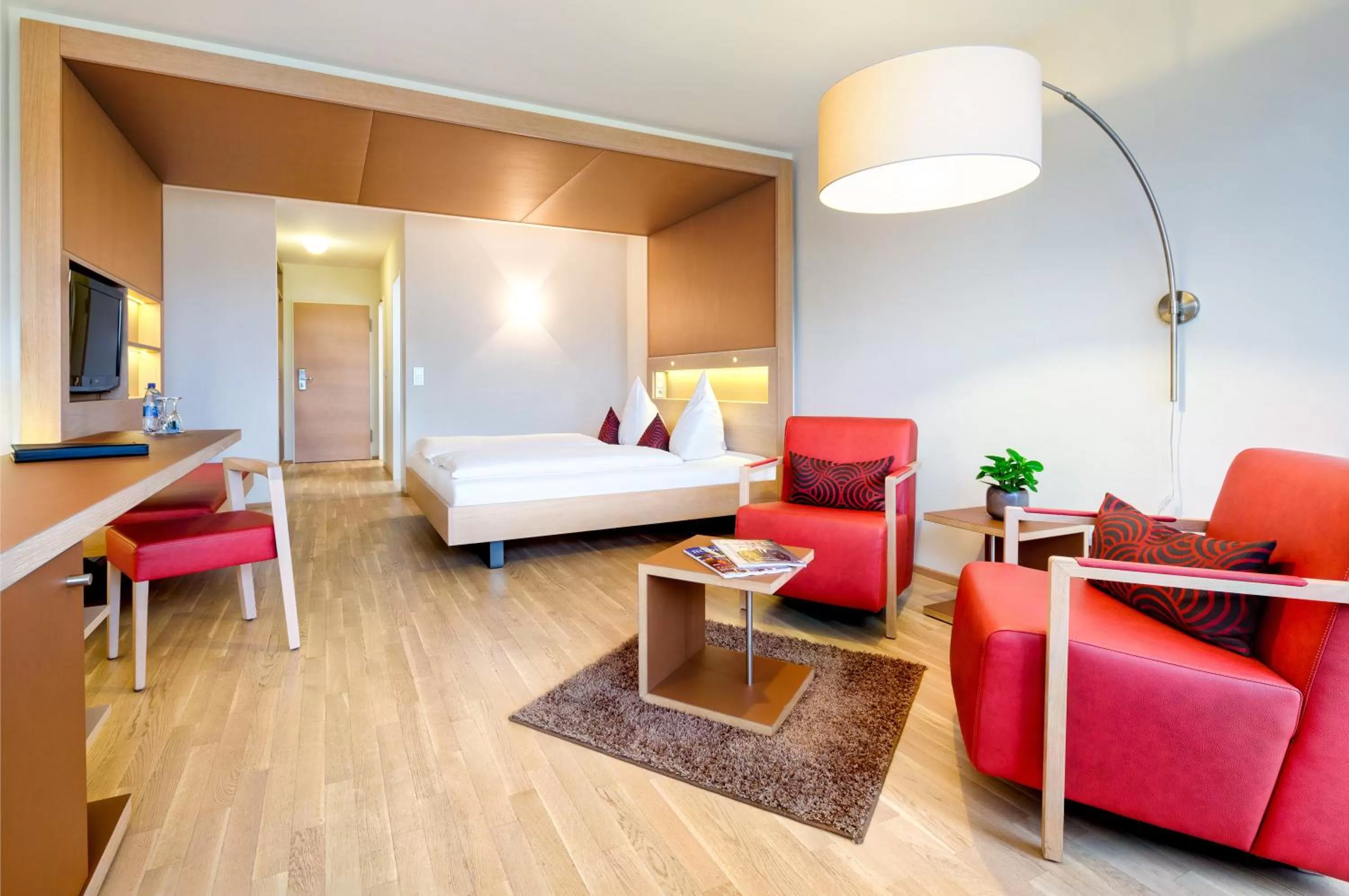 Photo of the whole room, Bed in Hotel Traube am See