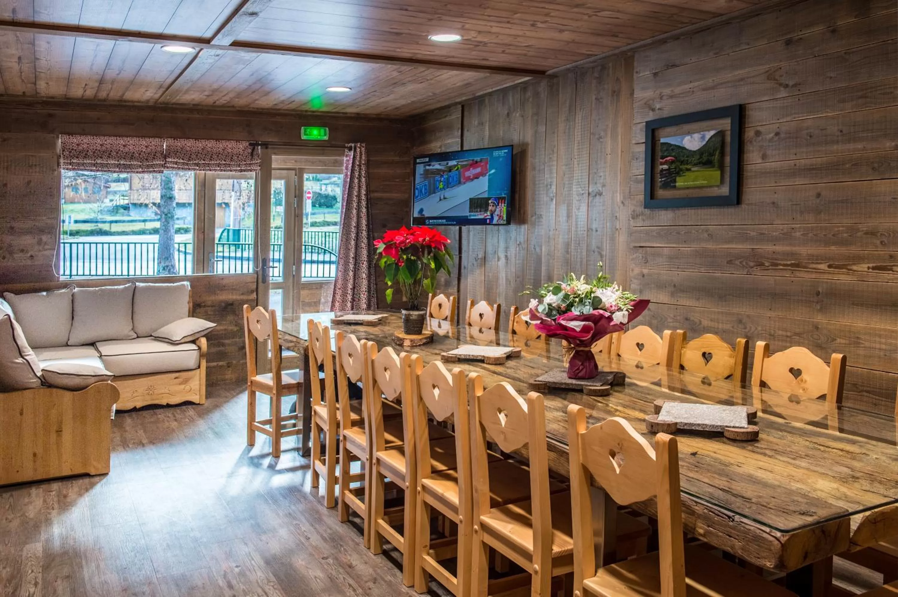 Living room in Le Couarôge Chalets et Appartements