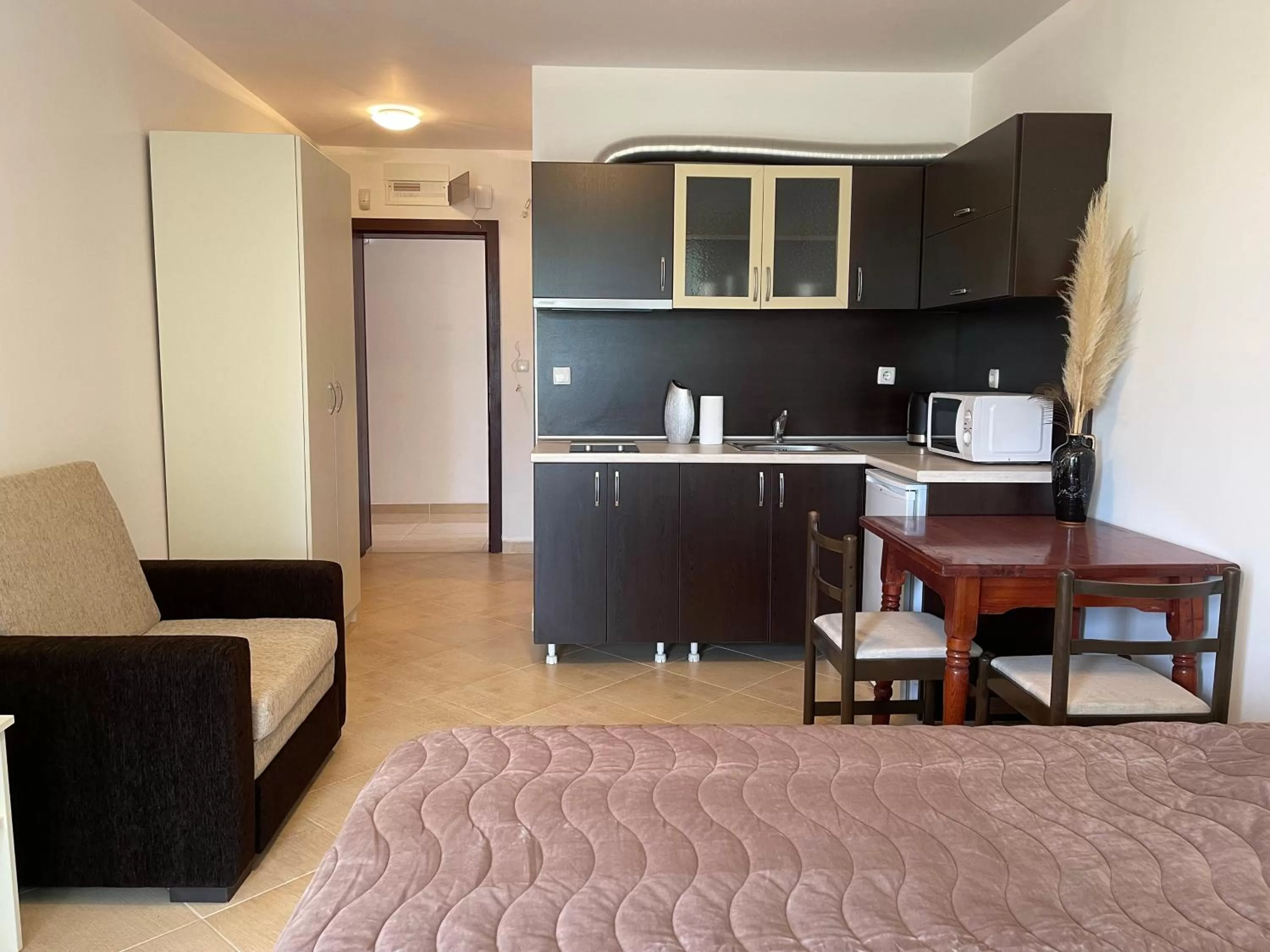 Bed in Ravda Family Resort. Park&Sea