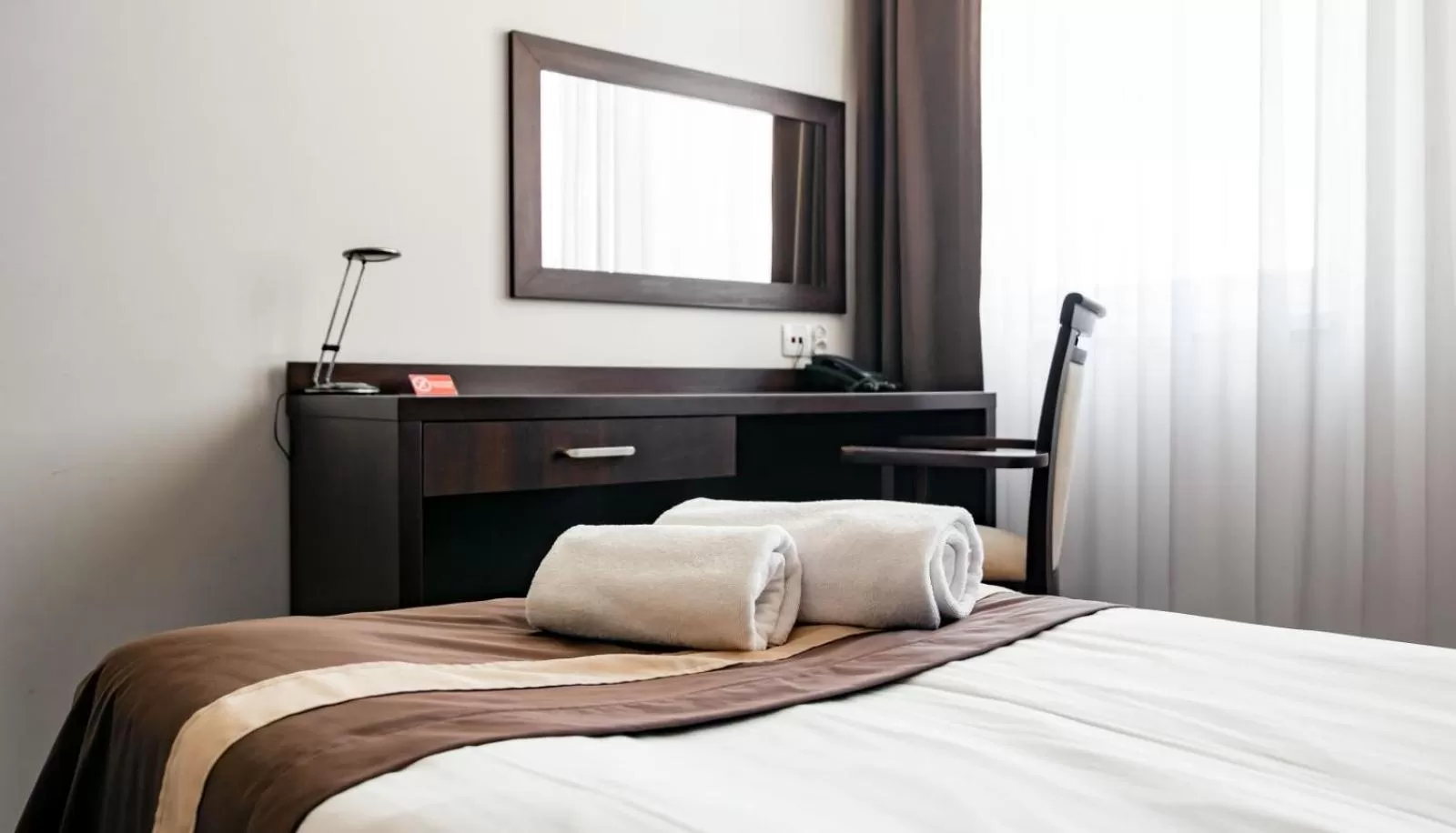 Bed in Hotel Maraton