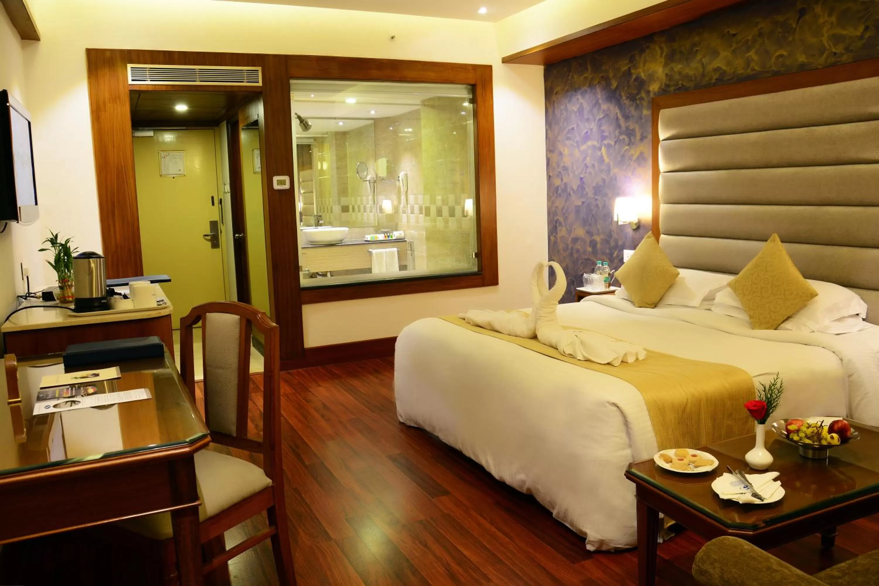 Bedroom, Bed in Sandesh The Prince