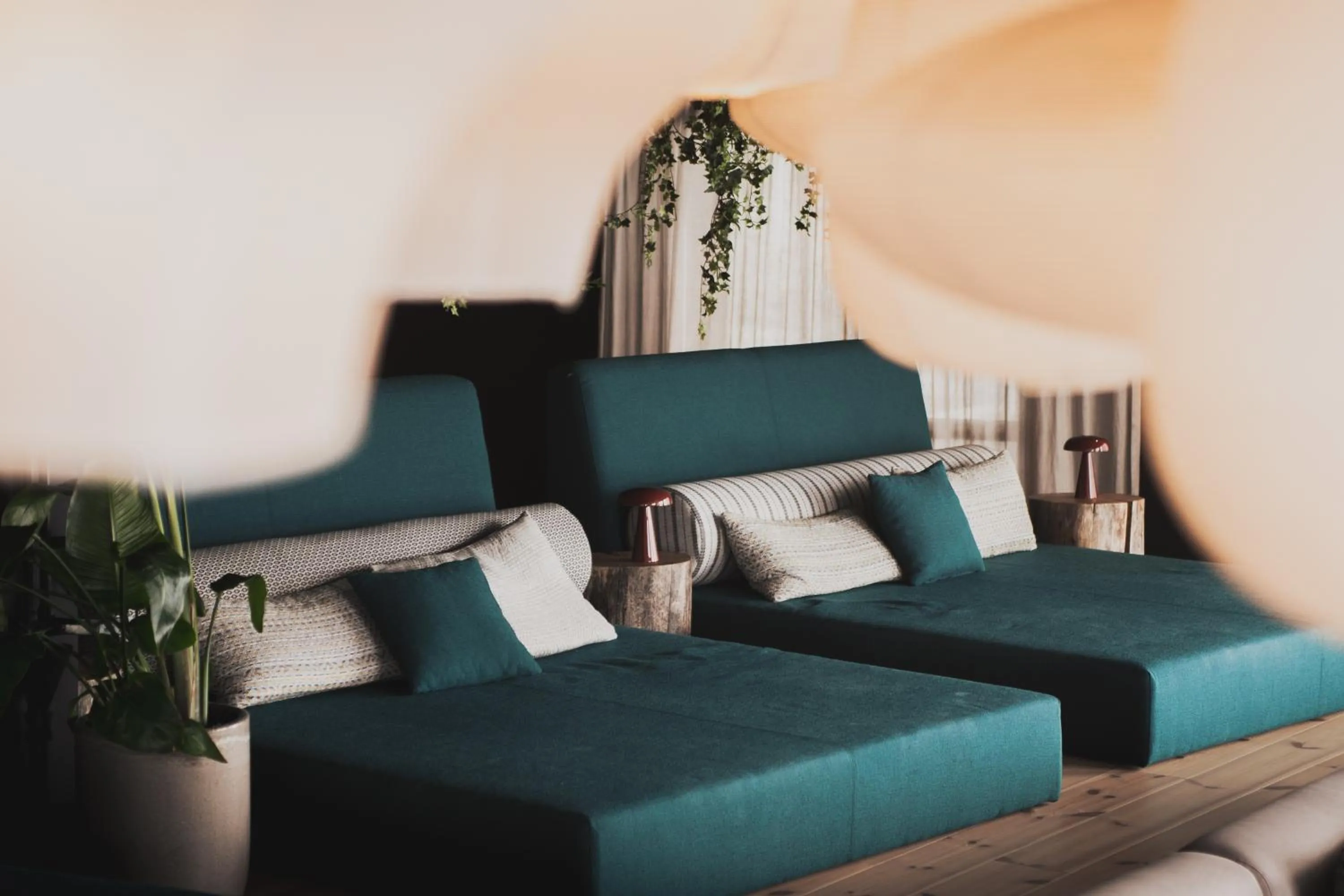 Bed in Hotell Lappland