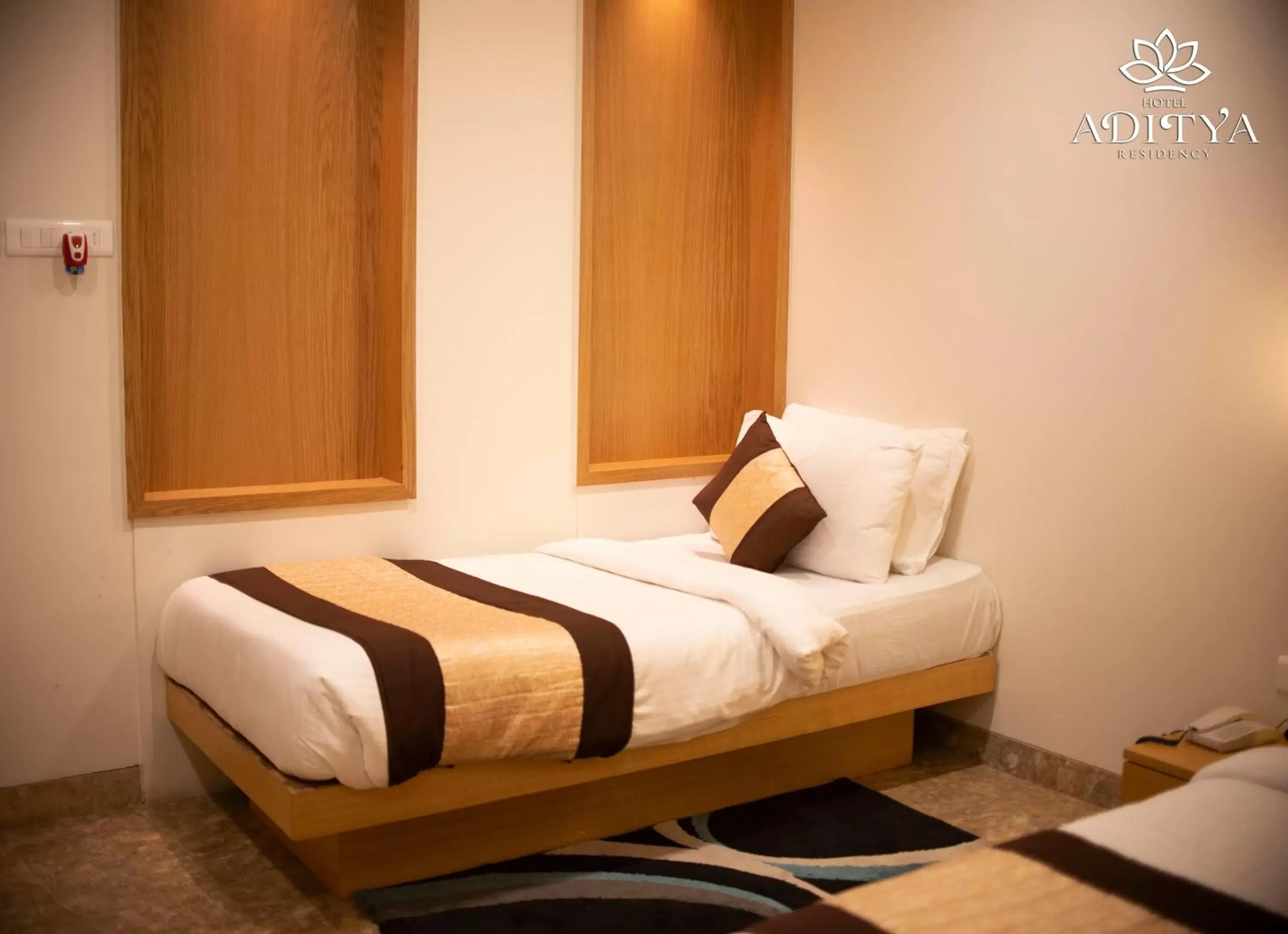 Large Double Room - single occupancy in Hotel Aditya Residency Large Double Room - single occupancy in Hotel Aditya Residency
