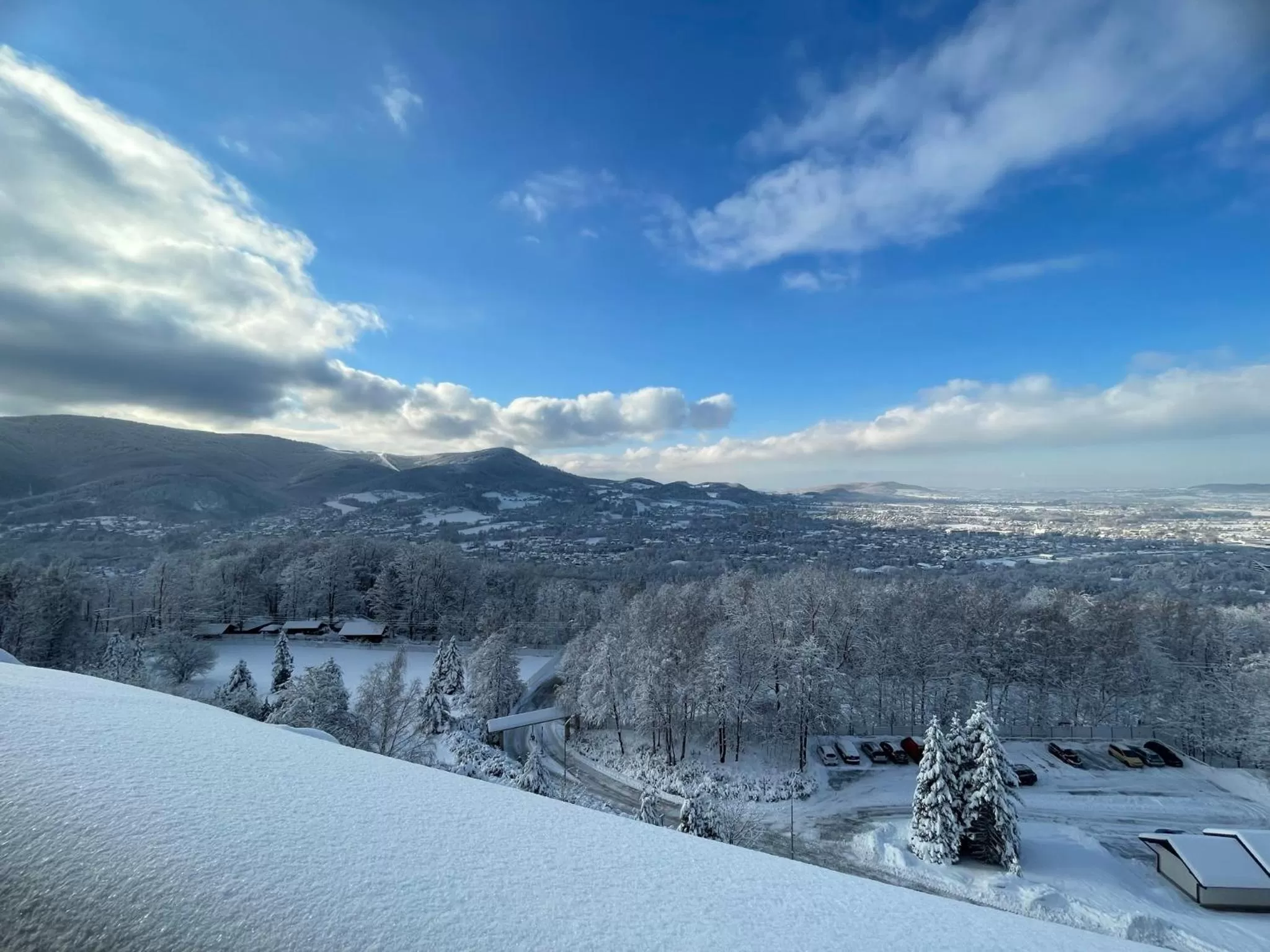 Mountain view in Hotel Belweder