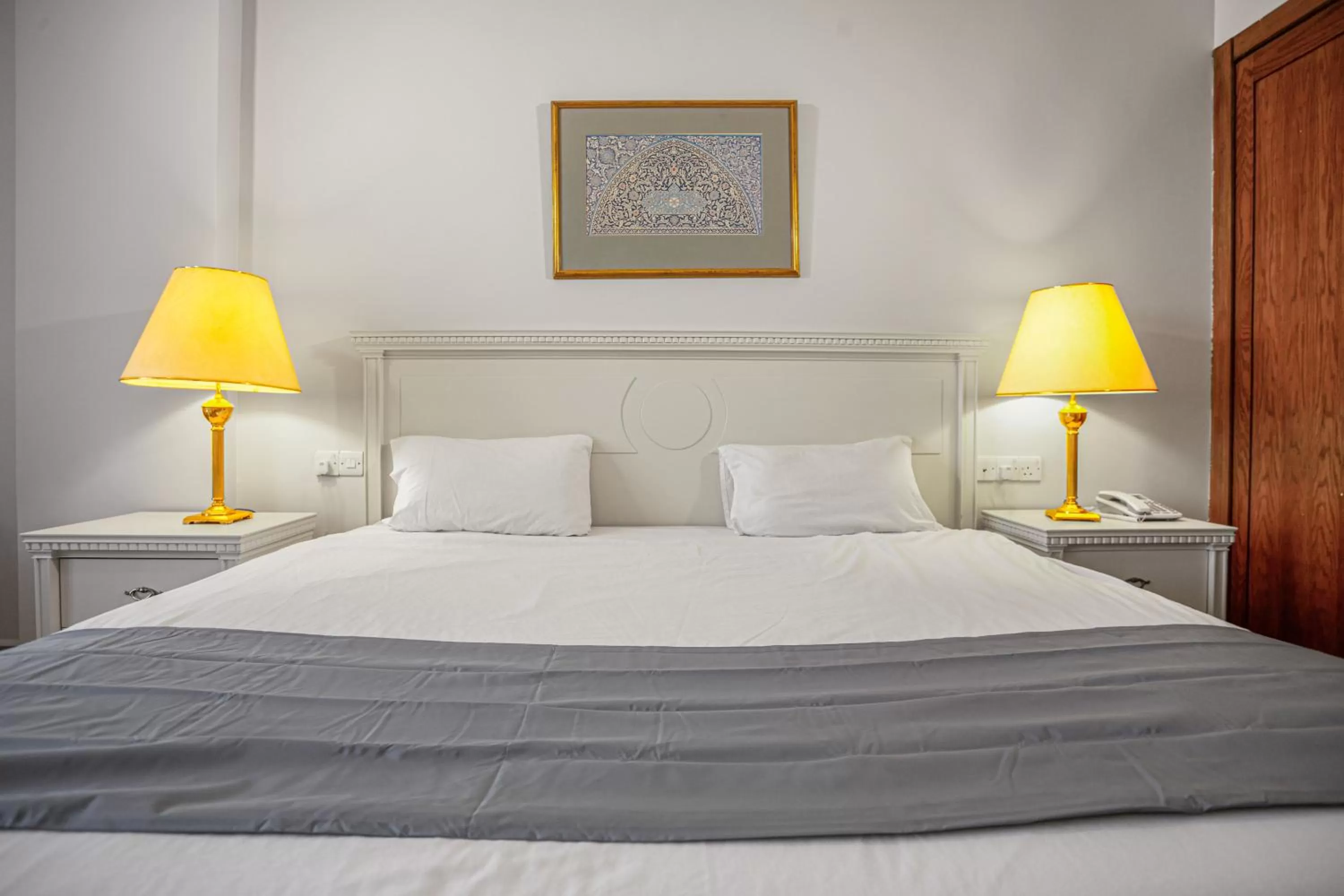 Bed in Grand Hotel Madaba