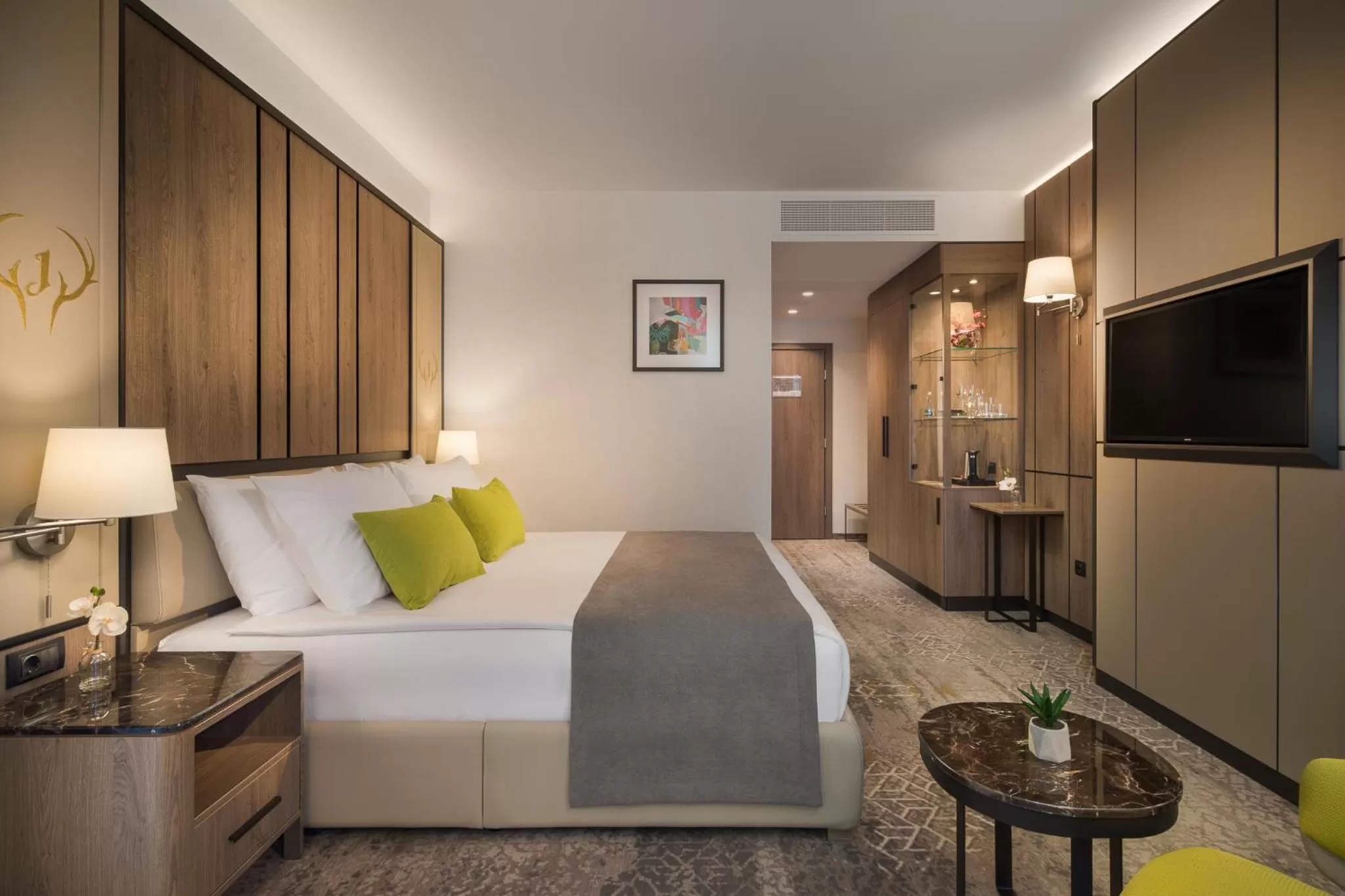 Bed in Hotel Jägerhof