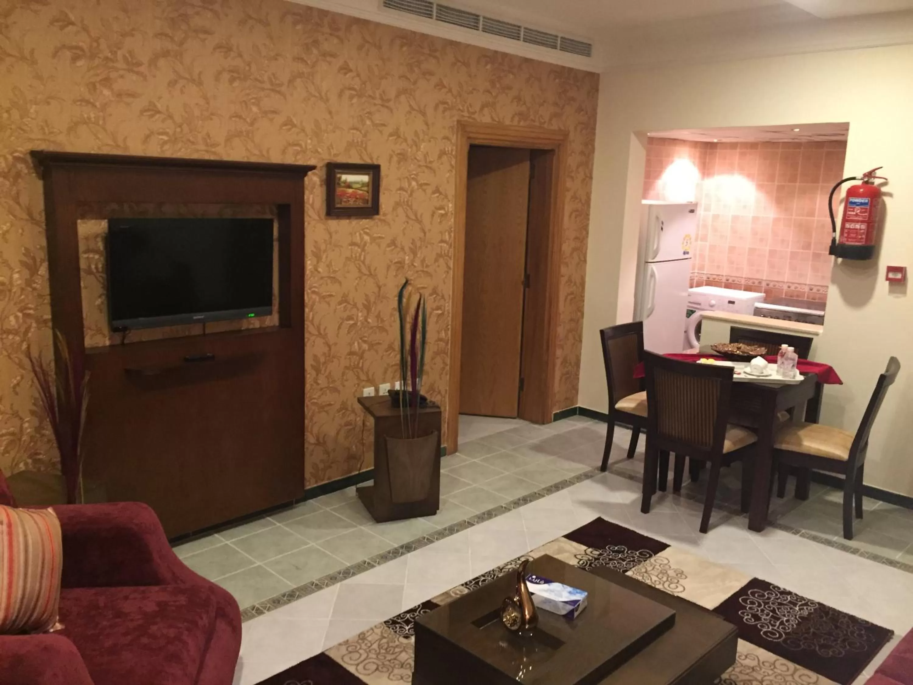 Seating area, TV/Entertainment Center in Safari Hotel Apartment (Formerly Ewa Safari)