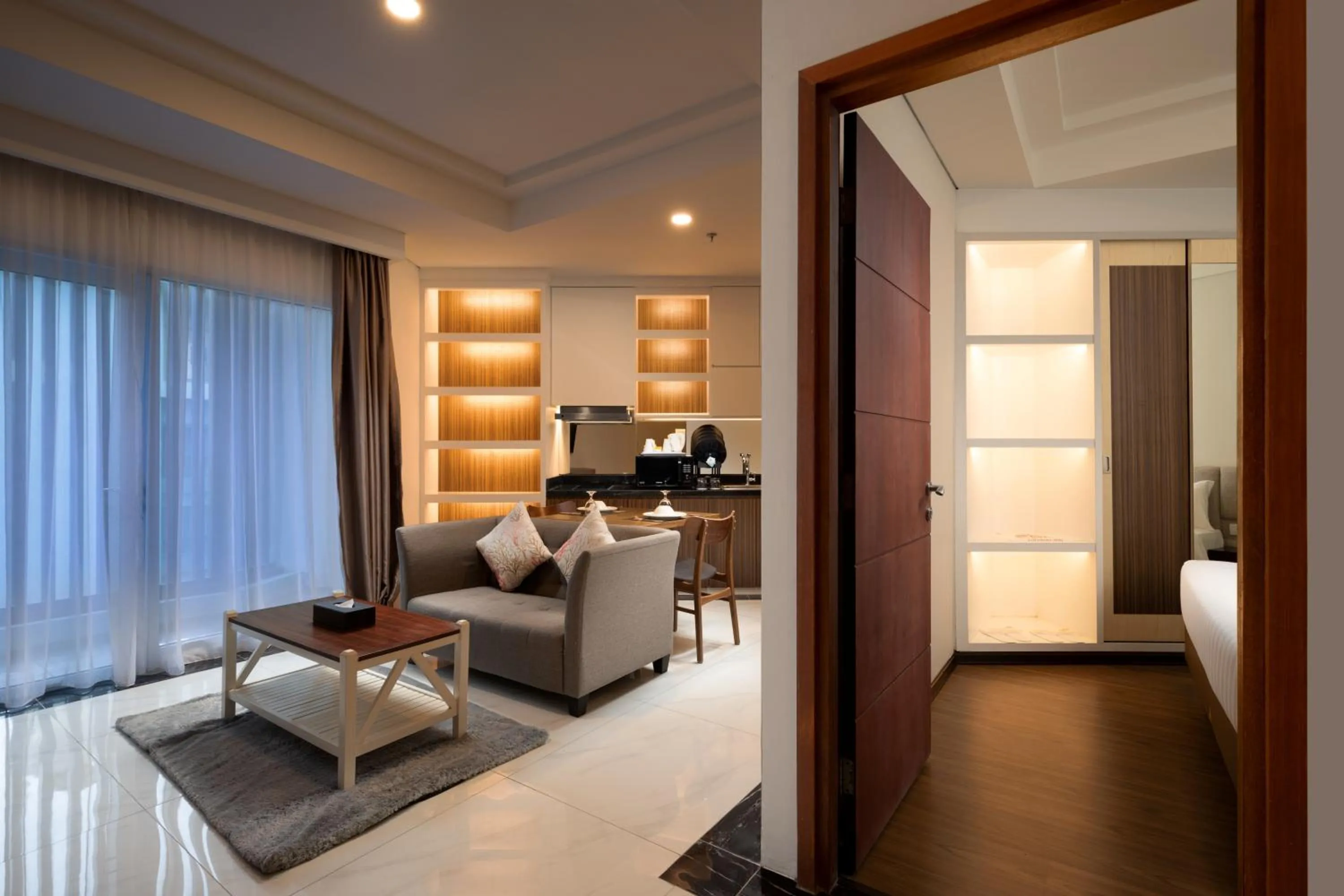 TV and multimedia, Bed in Panbil Residence Serviced Apartment