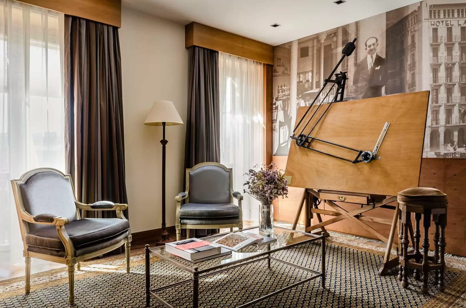 Decorative detail in Gran Hotel La Perla