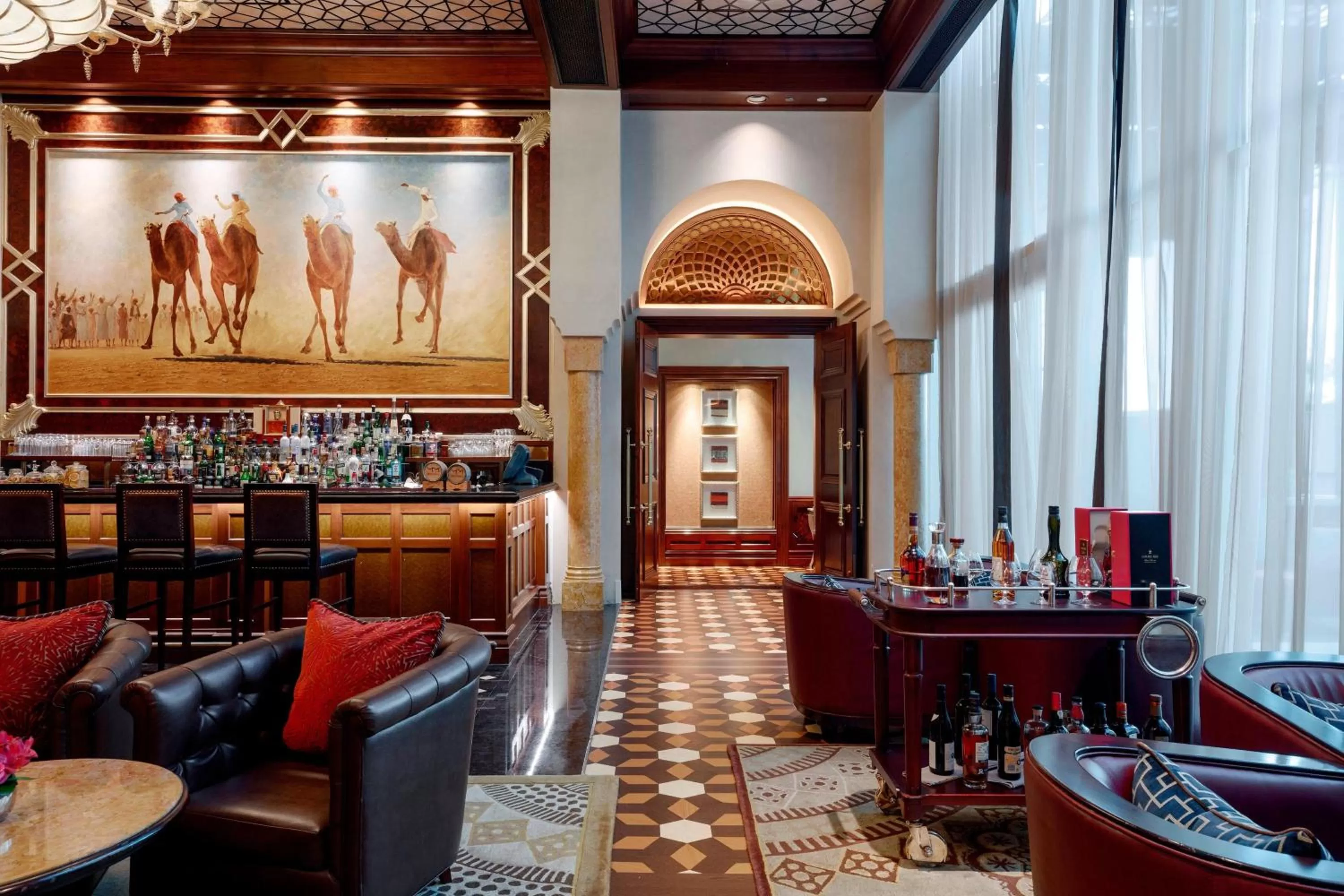 Lounge or bar in The St. Regis Abu Dhabi