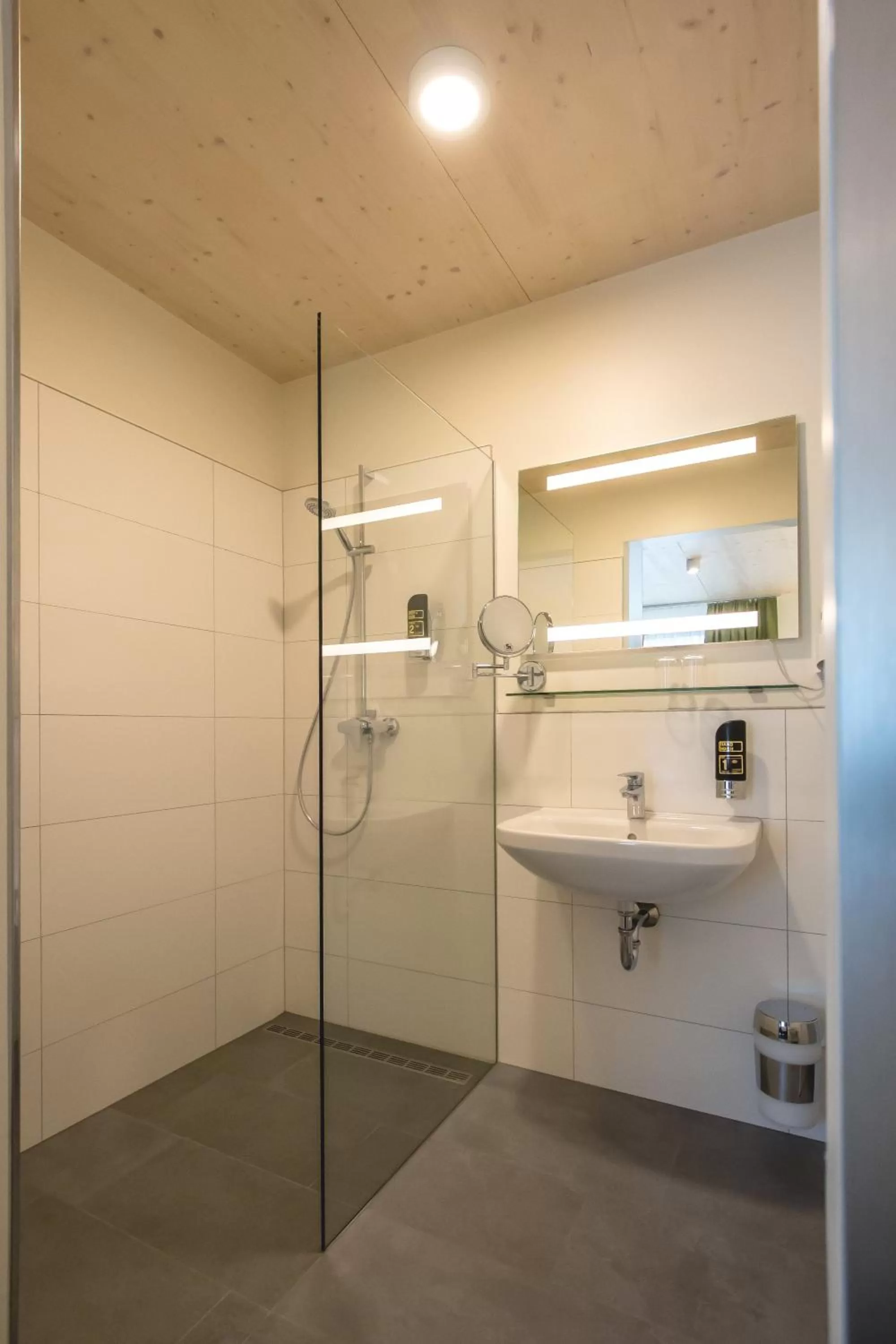 Shower in Hotel Holzscheiter