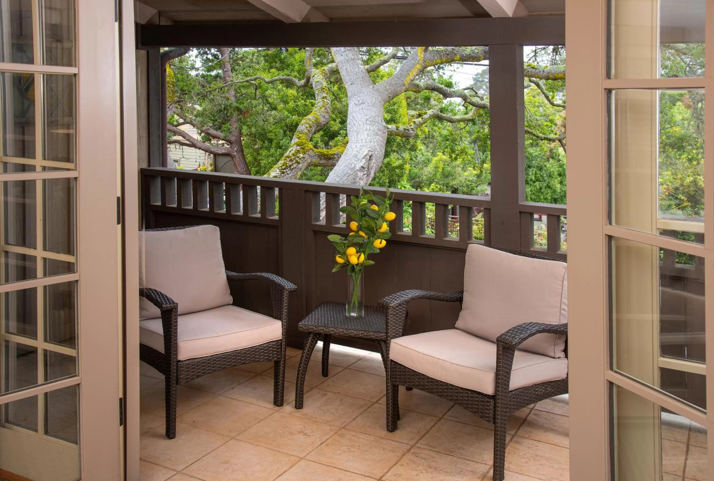Balcony/Terrace in Carmel Country Inn