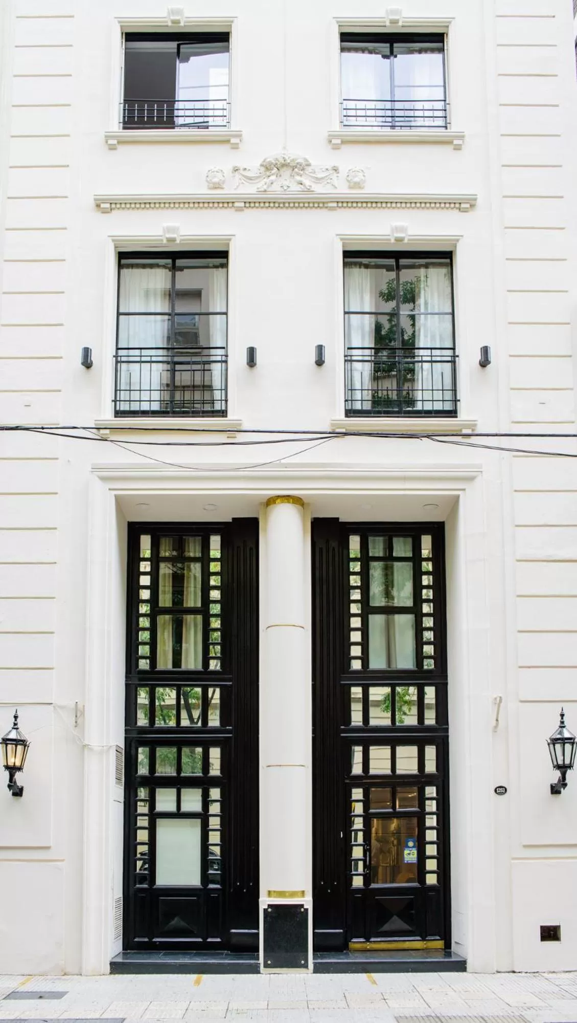 Facade/entrance in 1253 Recoleta Small Hotel