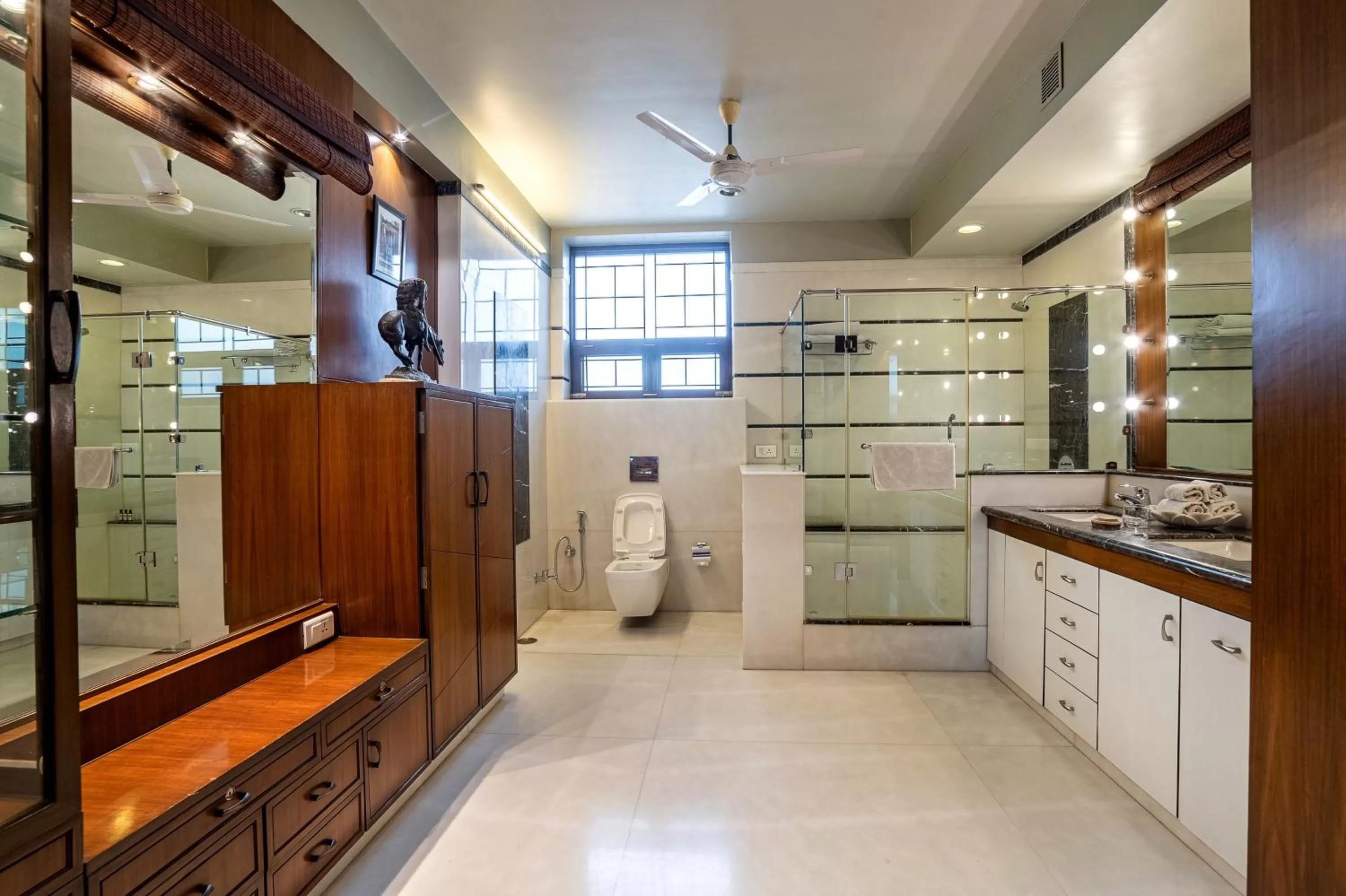 Shower in The Almond Tree