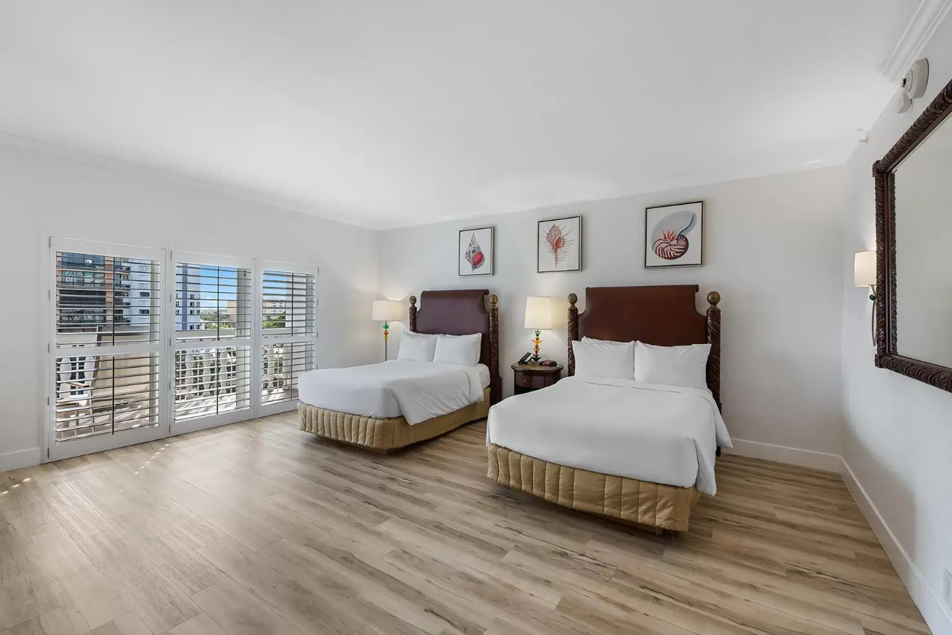 Partial Ocean View with Two Double Beds in Beachcomber Resort & Club Partial Ocean View with Two Double Beds in Beachcomber Resort & Club