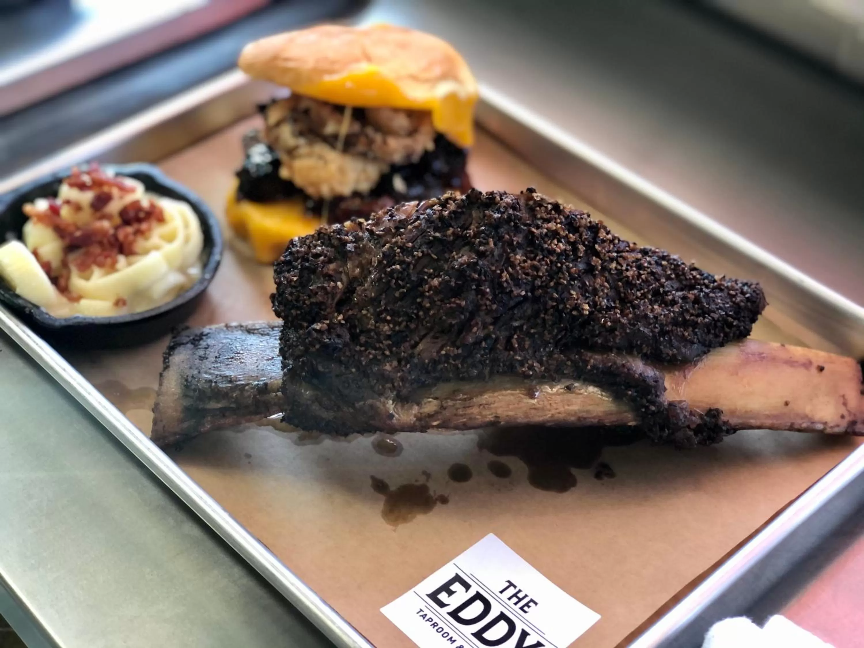 Food close-up in The Eddy Taproom & Hotel