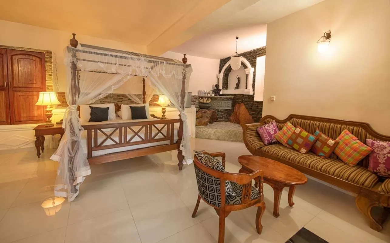 Bed in Ceylon Breeze