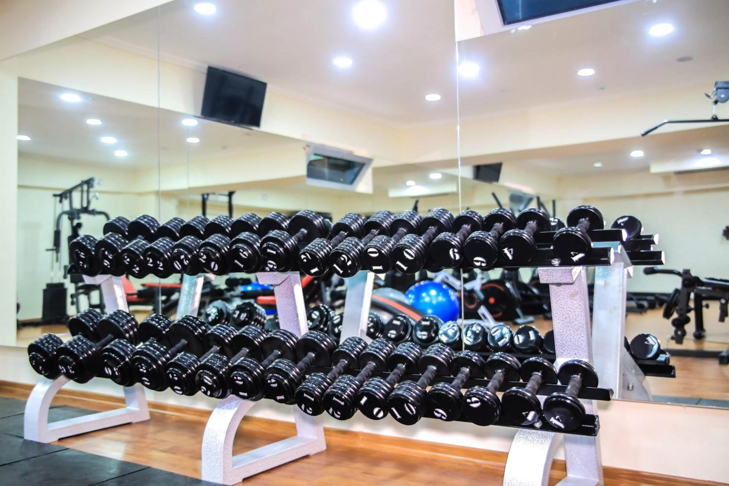 Fitness centre/facilities in Gloria Hotel