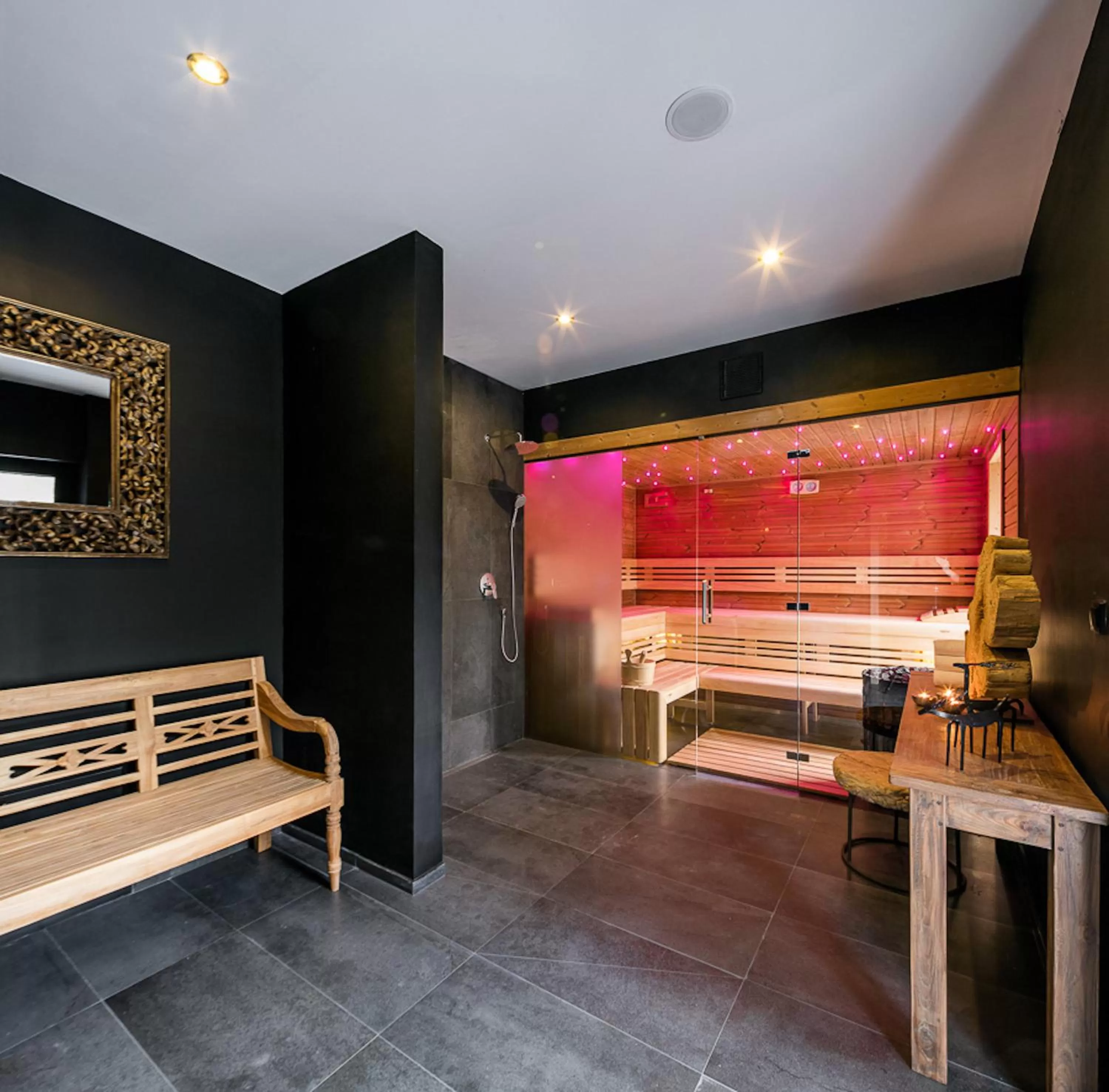 Sauna, Bed in Pytloun Wellness Hotel Harrachov