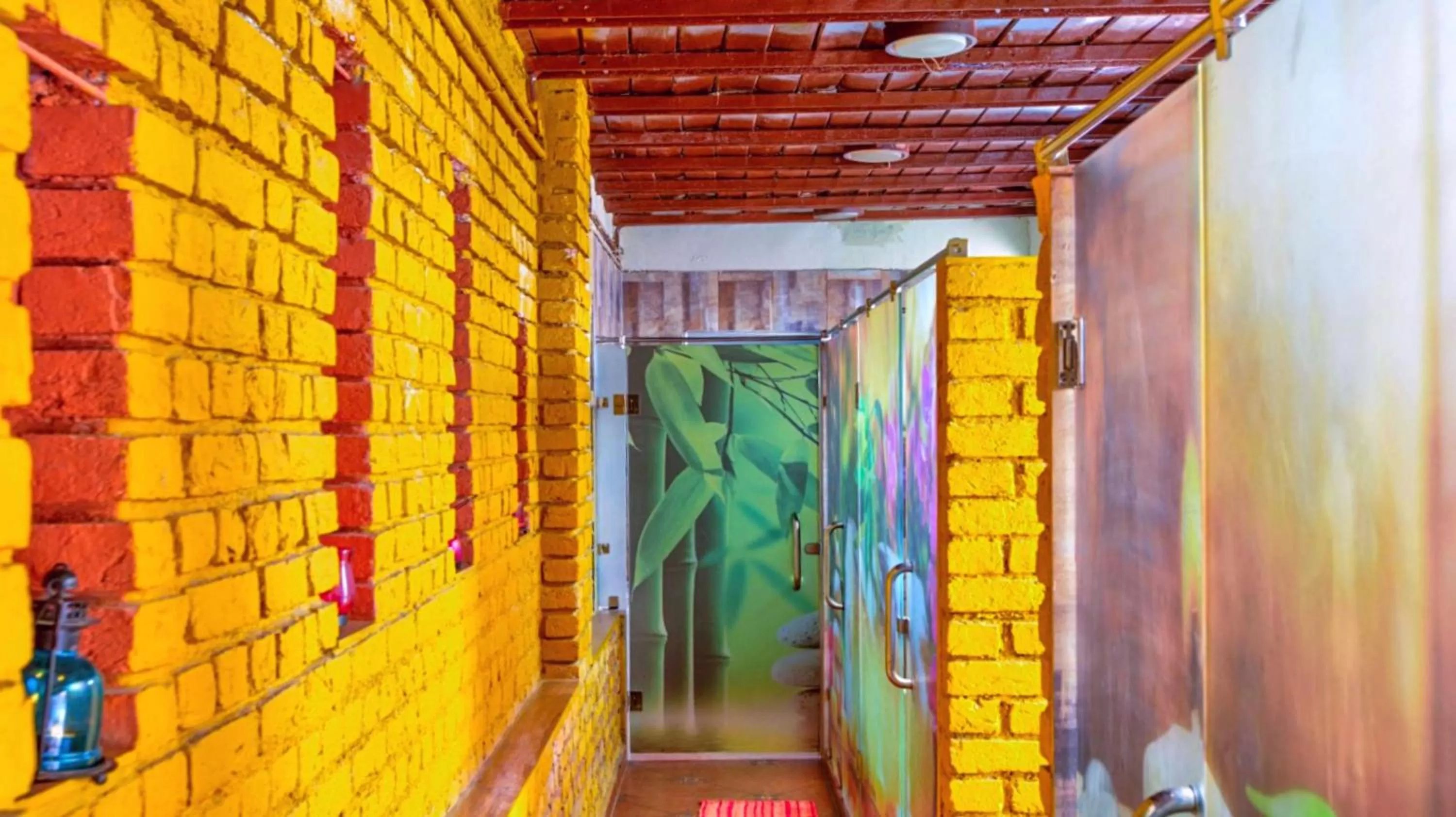 Patio in Pyramid Home Divine - A Wellness Resort