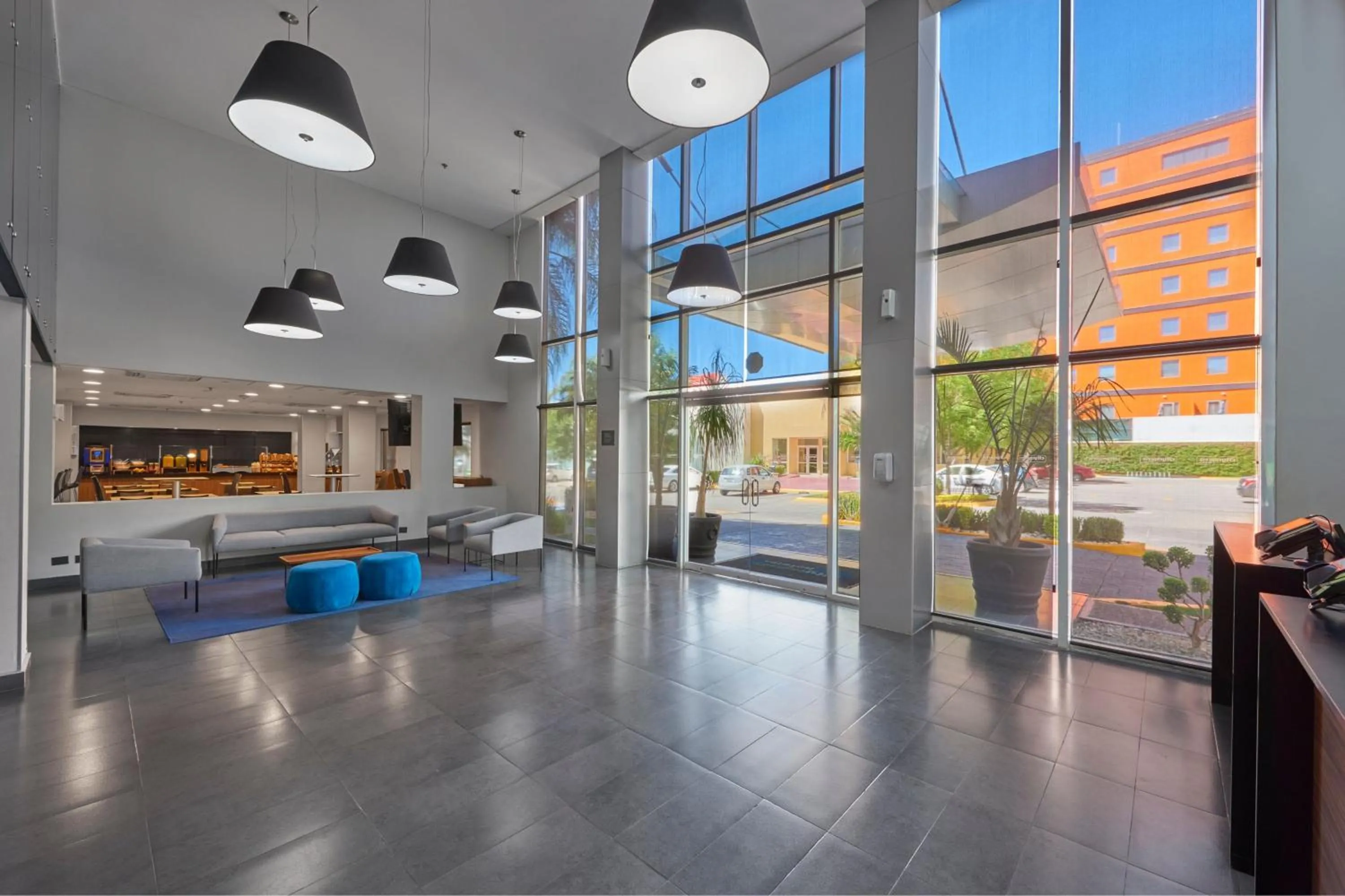 Living room in City Express by Marriott Irapuato