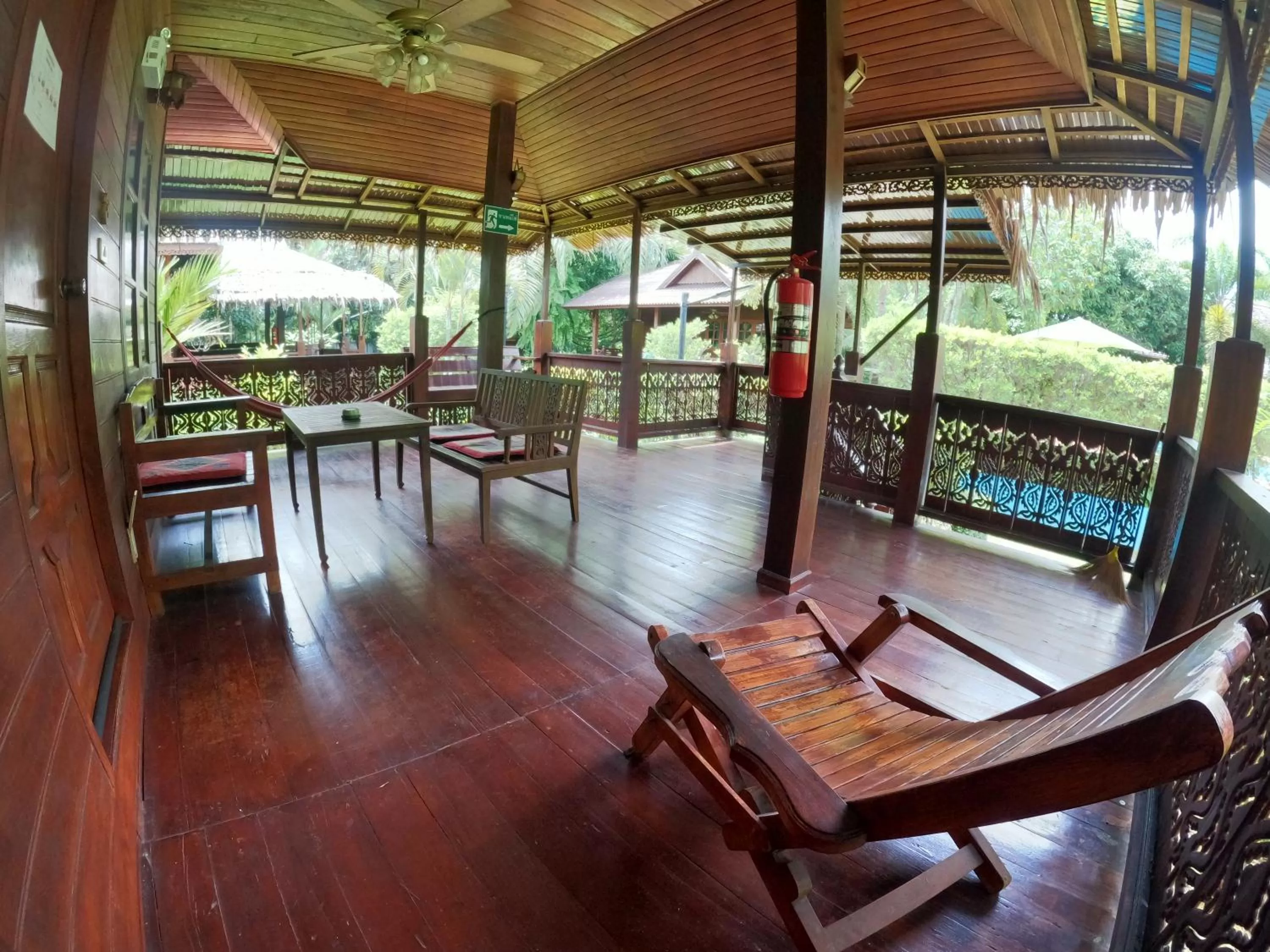 Patio in Cozy Garden Resort