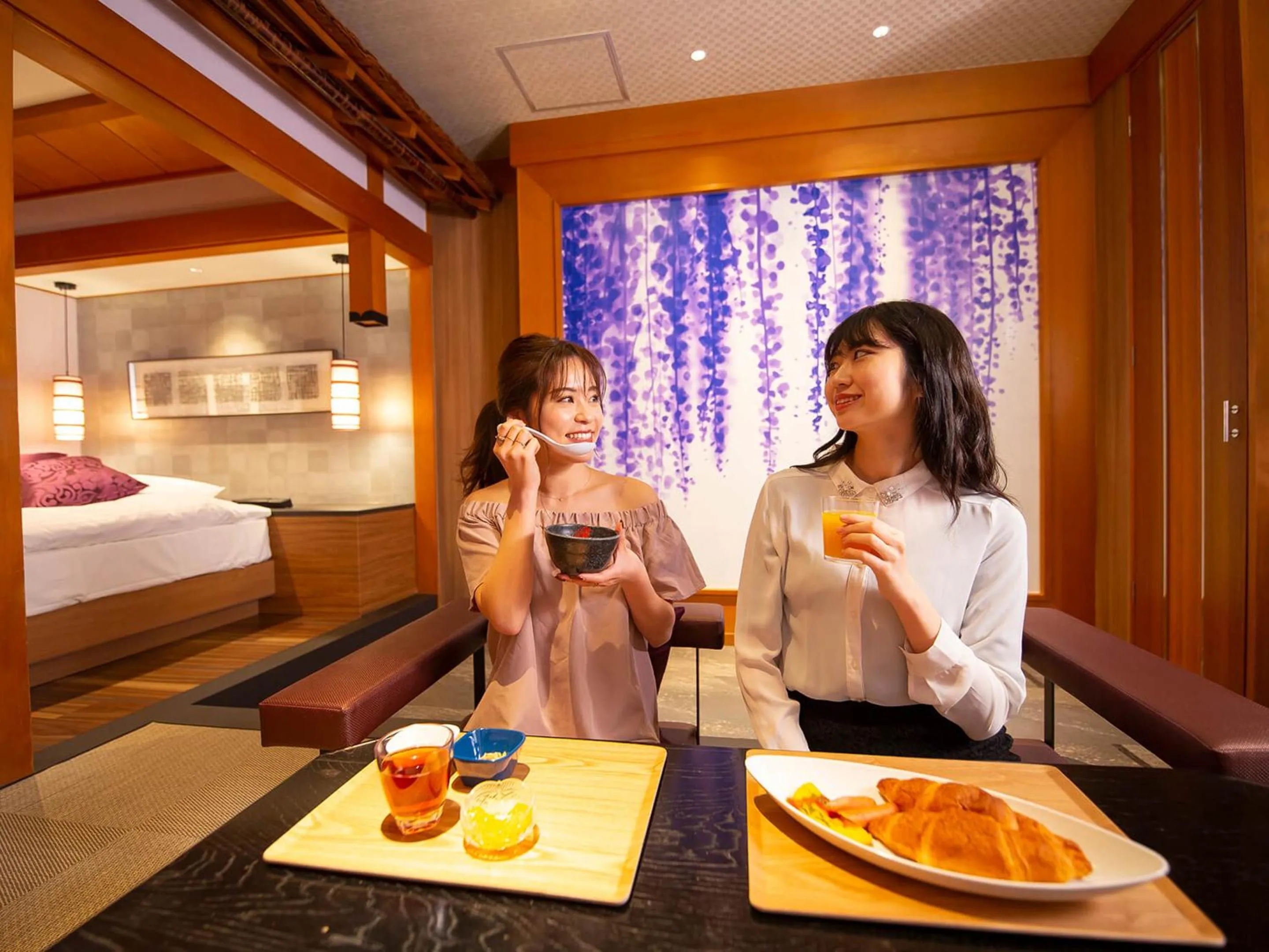 Bed in HOTEL U's Kouroen