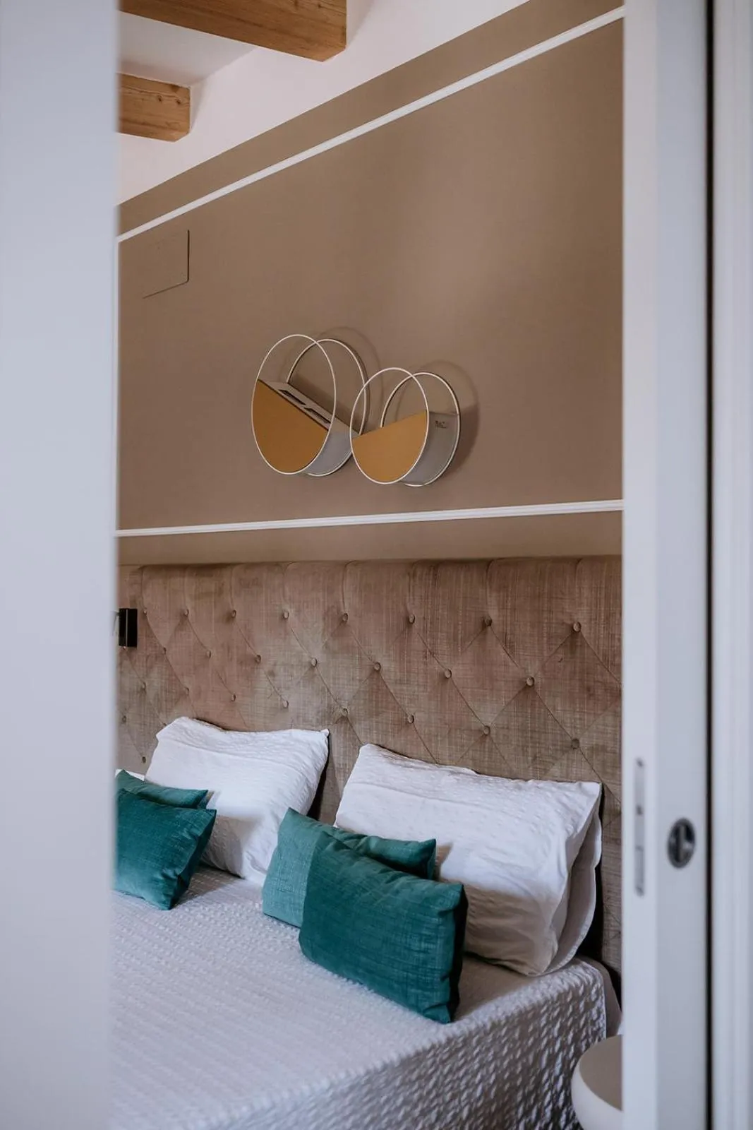 Bed in Hotel Venezia