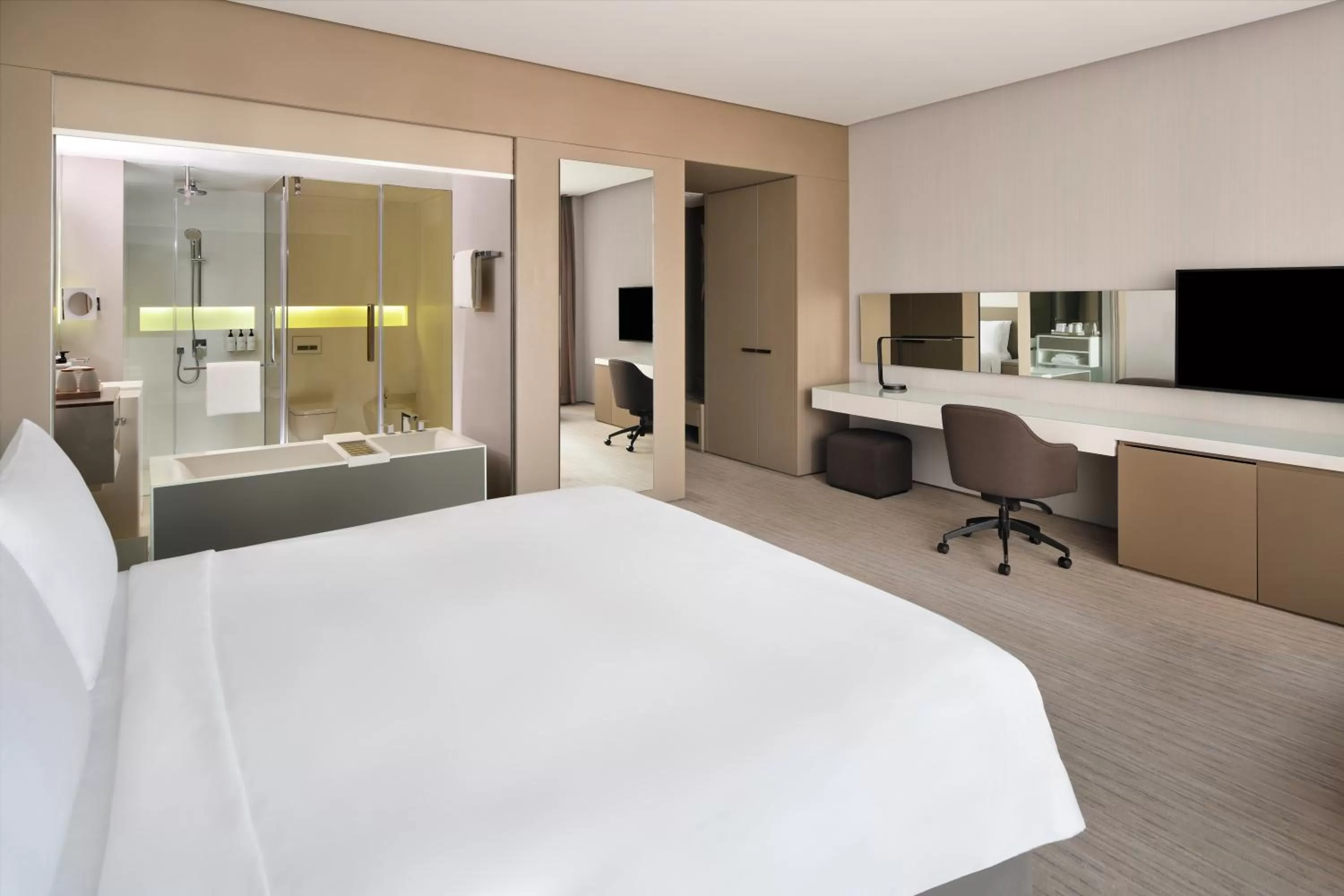 Bedroom, Bed in InterContinental Dubai Marina by IHG