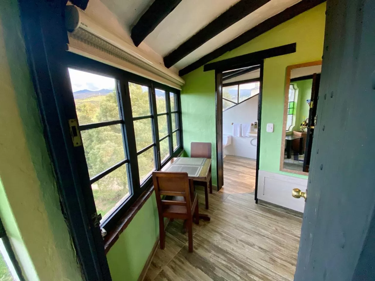Dining area in Posada Cafe La Huerta