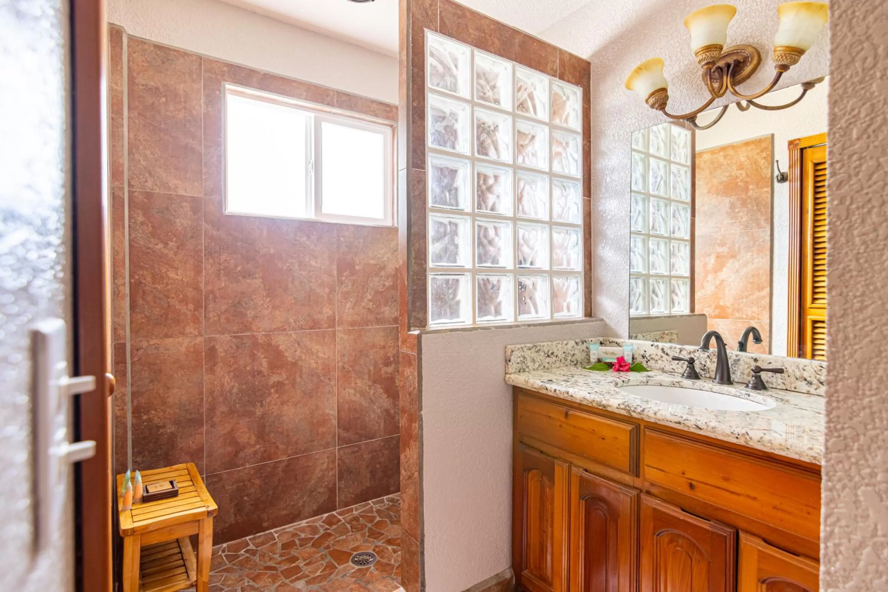 Shower in Lighthouse Beach Villas