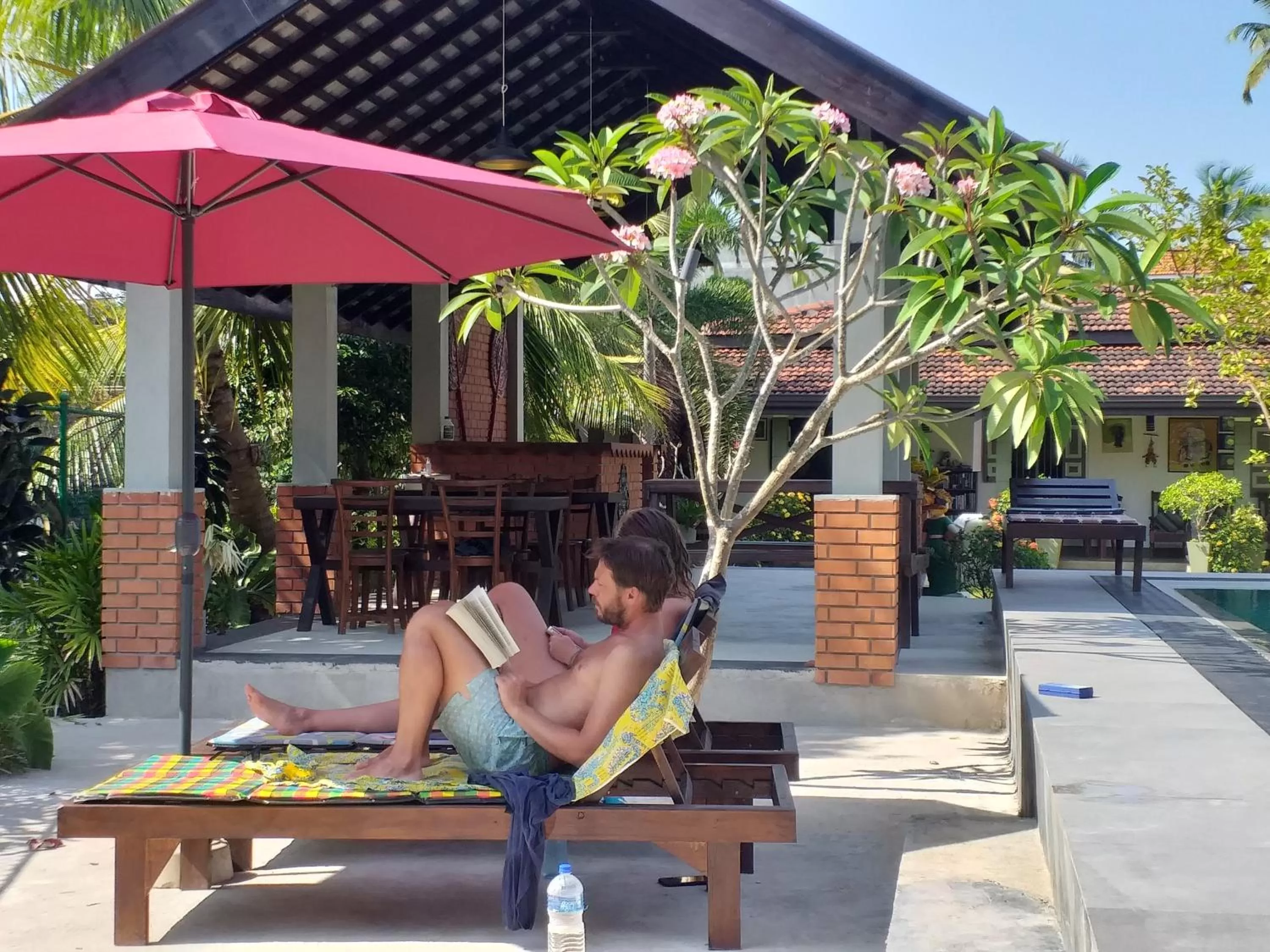 Seating area in Green Wood Villa Negombo