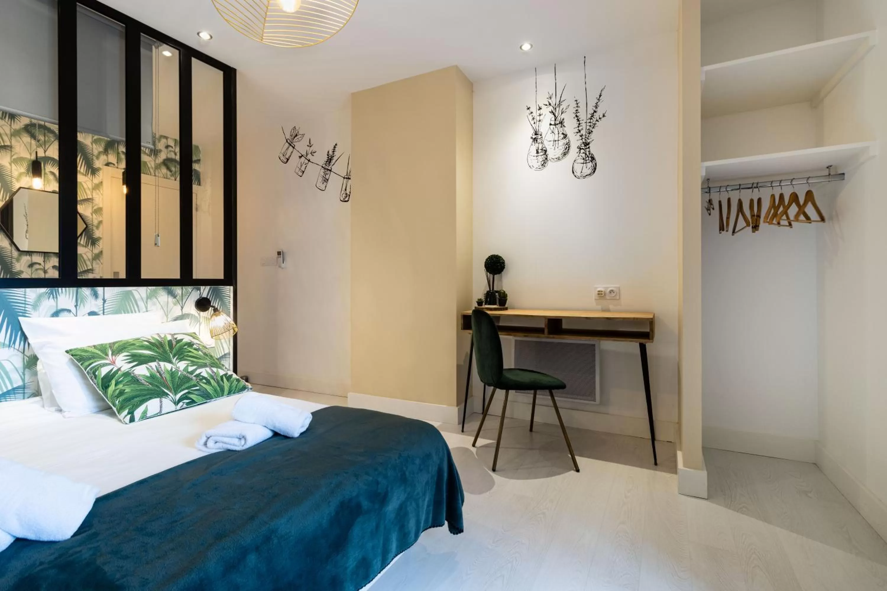 Bed in Chambre D'hôtes Chez Dom