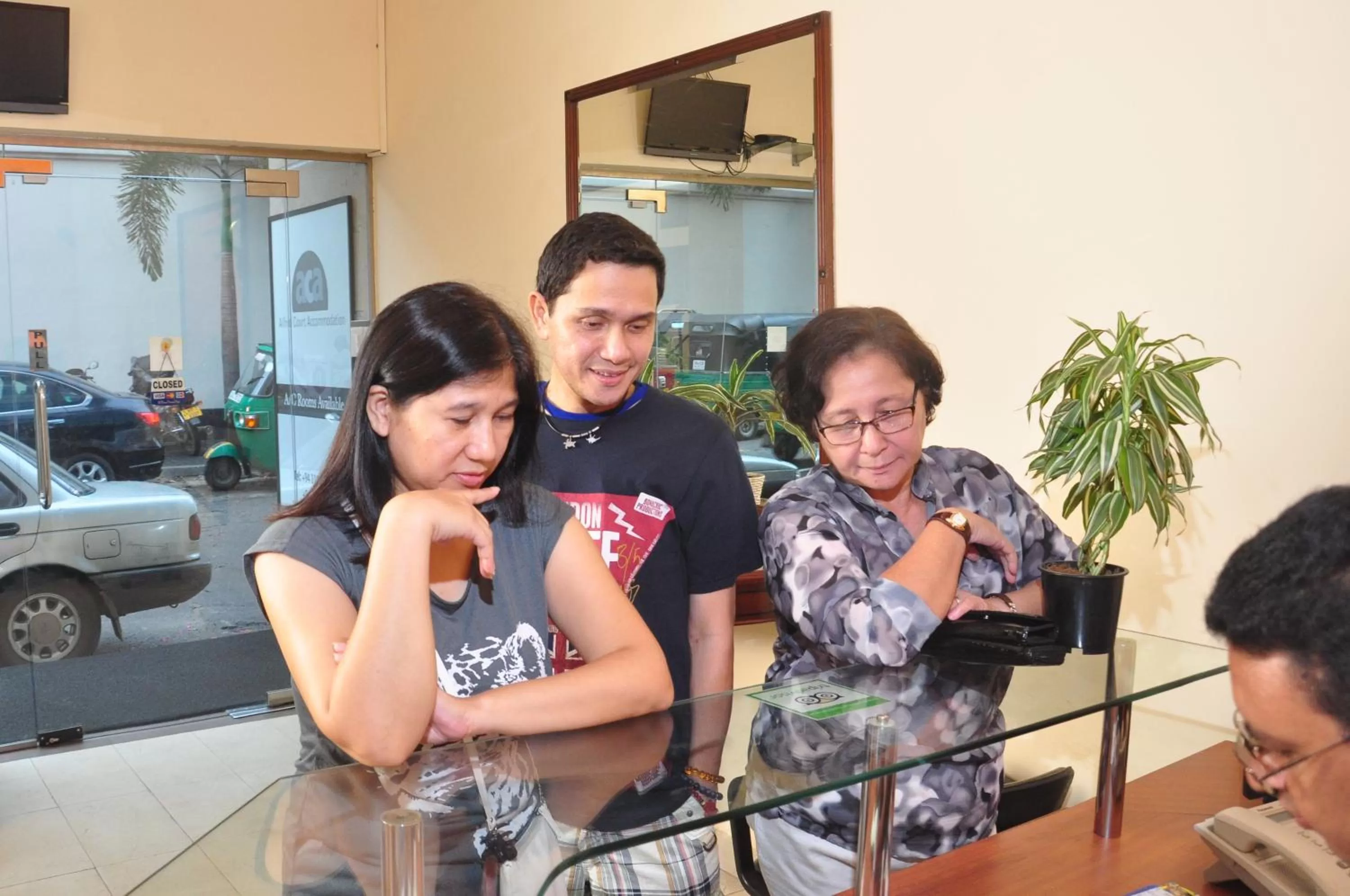 Lobby or reception in ACA Accommodation